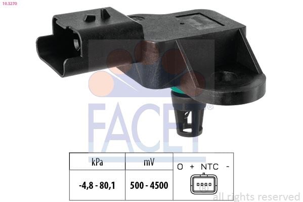BASINC SENSORU (EPBMPT4-A006Z) 207 308 3008 5008 1.4 16V 1.6 16V 07- EP3 EP6 EP3