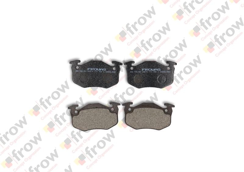 FREN BALATASI ARKA (105 mm) PEUGEOT P106 II P205 P206 P306 CITROEN SAXO XSARA RENAULT R19 CLIO I CLIO II MEGANE I MERCEDES VITO W639