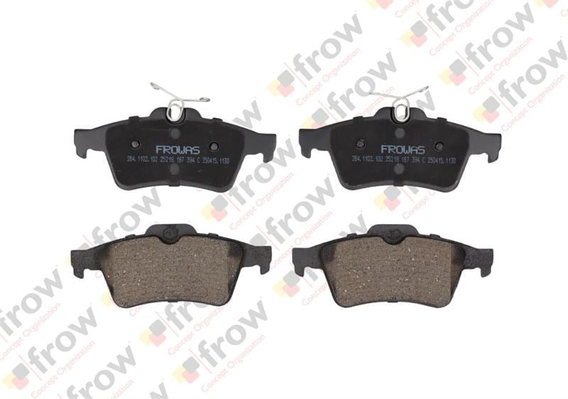 FREN BALATASI ARKA (123,2 mm) OPEL VECTRA C PEUGEOT P508 CITROEN C5 MAZDA 5 MAZD