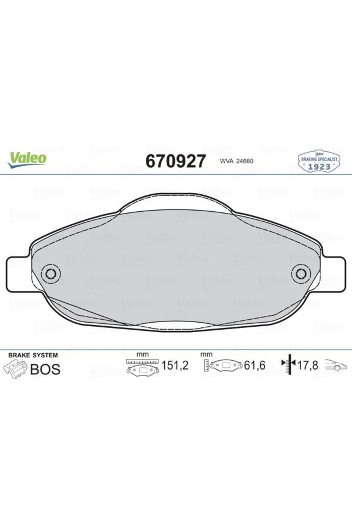 FREN BALATASI ON (151 MM) PEUGEOT P308 P3008 07-