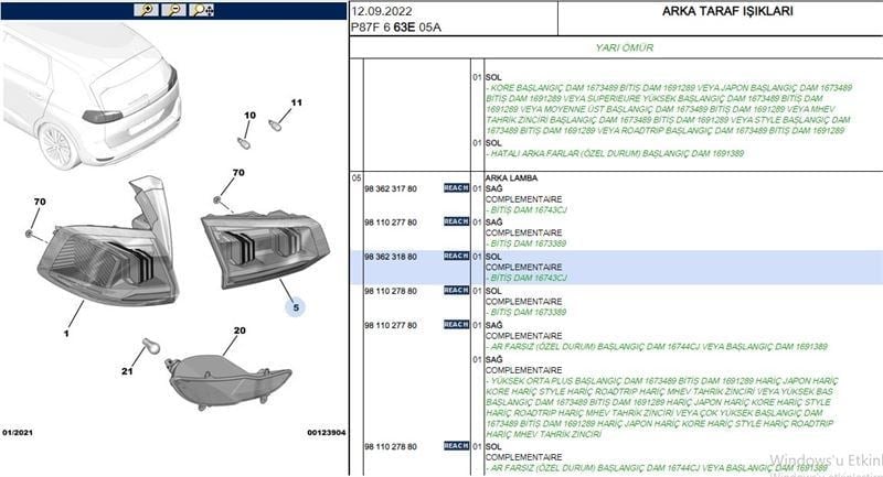 SOL IC STOP PEUGEOT P5008 (P87E)