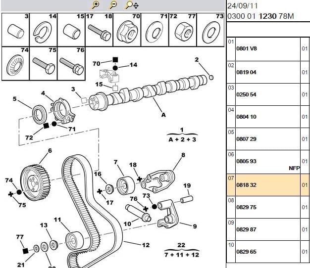 TRIGER GERGI RULMANI 2800  BOXER  1-2 JUMPER 1-2 DUCATO 1-2