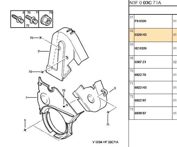 TRIGER KAPAGI POMPA TARAFI XUD9  PARTNER M49 EXPERT 1 BERLINGO M49 JUMPY1  SCUDO 1