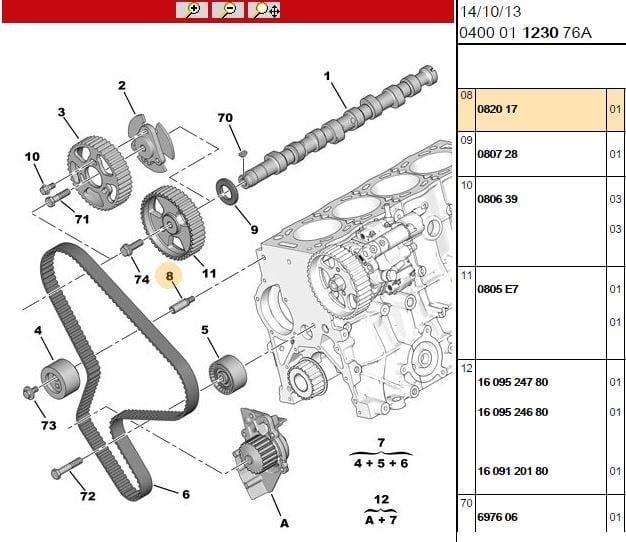 TRIGER RULMAN SAPLAMASI 206 307 406 BOXER I-II PARTNER M59 1.9D 2.0HDI DW10 DW8B
