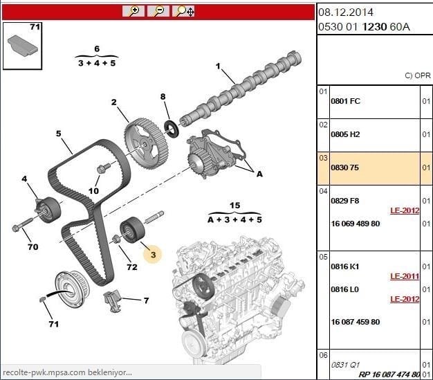 TRİĞER RULMANI  TÜM MODELLER  DIAM 61