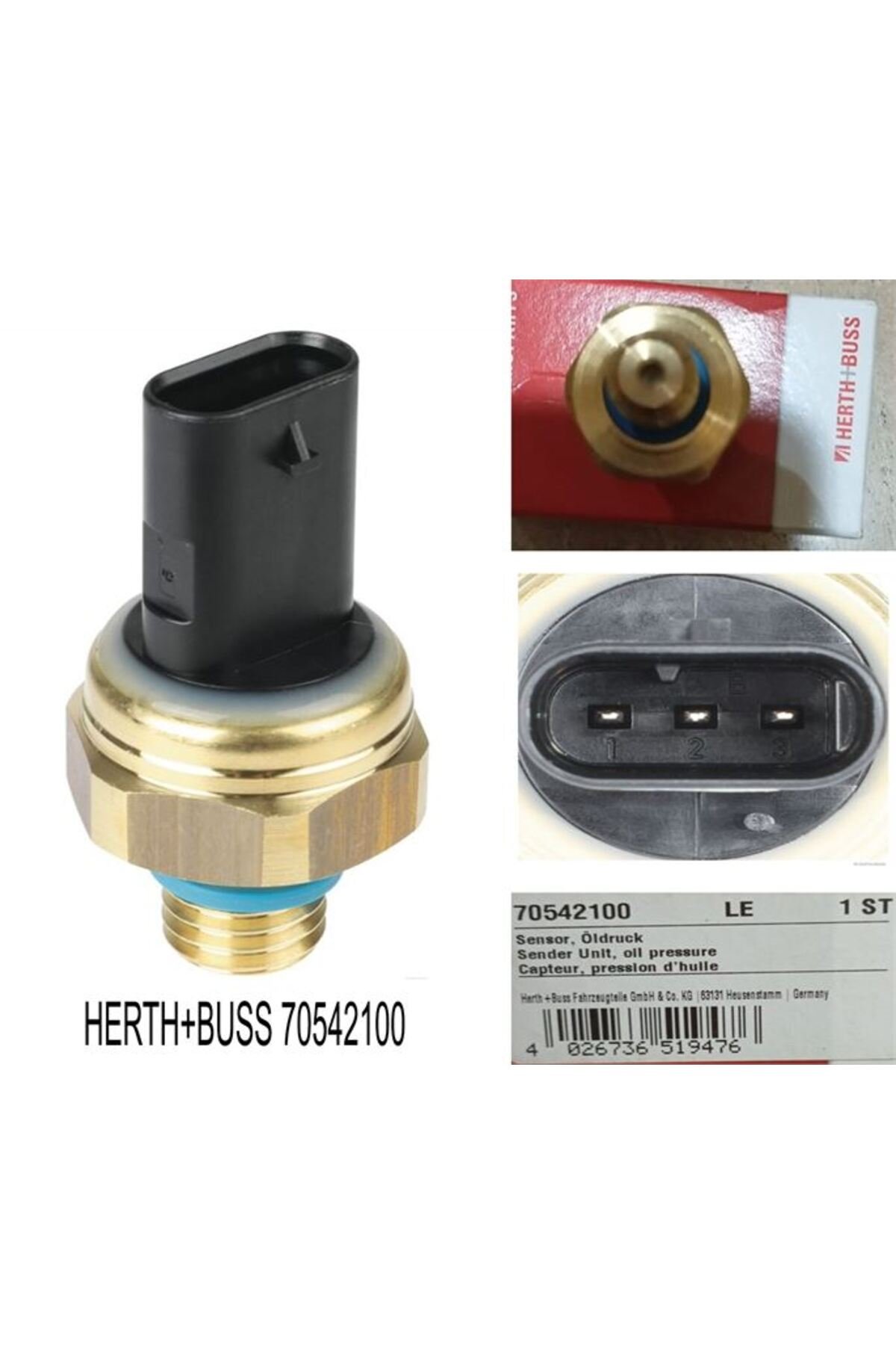 YAG BASINC SENSORU YAG MUSURU PEUGEOT P308 II 13- P3008 12617592532 9802152780 1131.K8