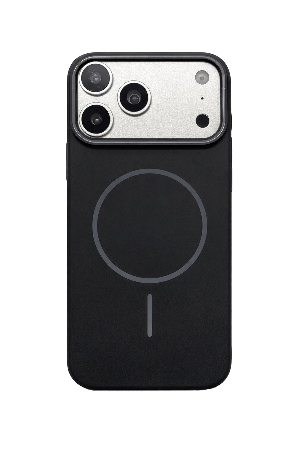 iPhone 17 Pro Uyumlu Kamera Çıkıntılı Magsafe Wireless Şarj Özellikli Sert Sararmaz Silikon Kılıf