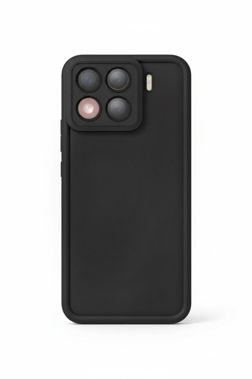 mi 15 PRO Uyumlu Kamera Çıkıntılı Mat Silikon Telefon Kılıfı