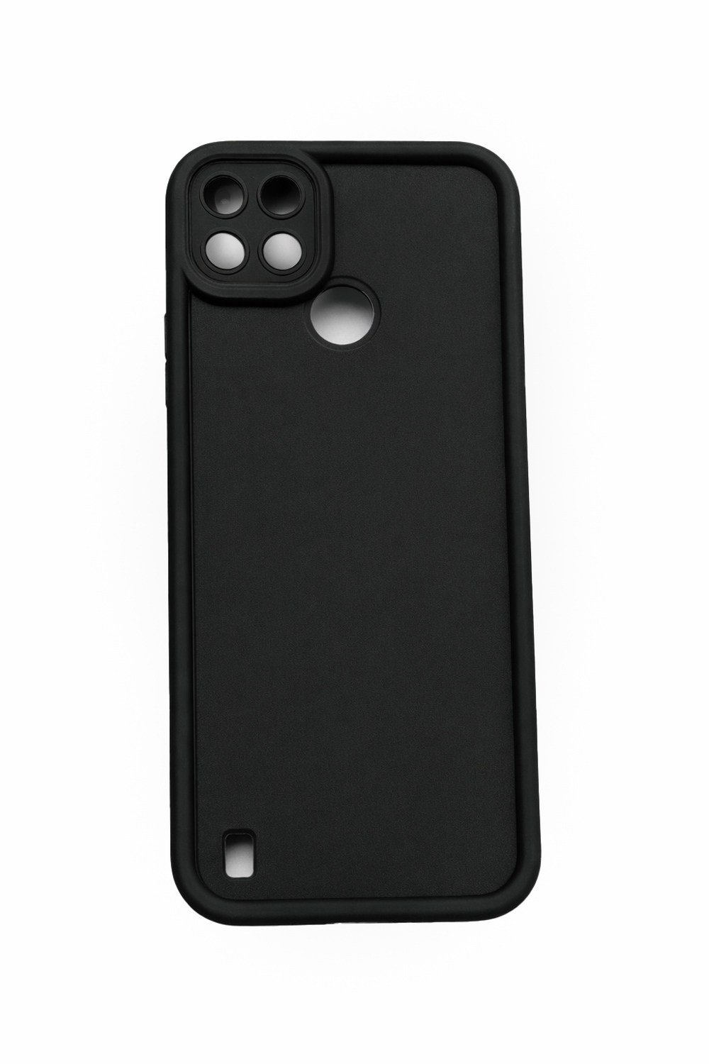Realme C21Y VE Realme C25Y Uyumlu Kamera Çıkıntılı Mat Silikon Telefon Kılıfı