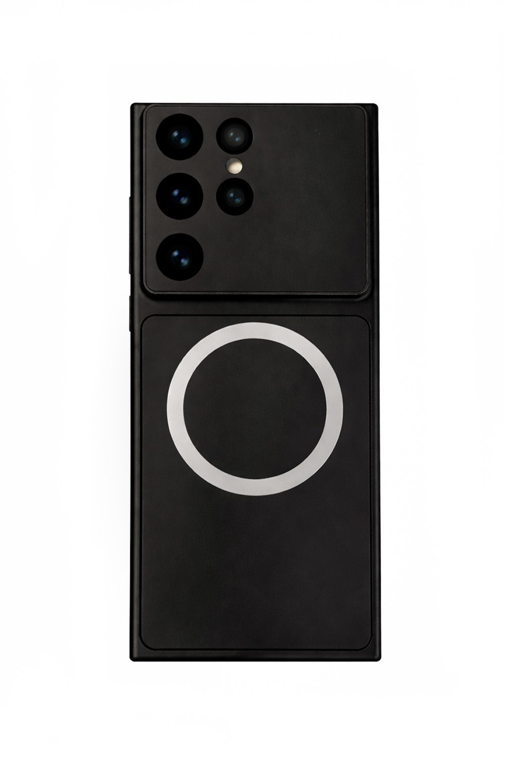 Samsung Galaxy S23 Ultra Uyumlu Kamera Korumalı Magsafe Wireless Şarj Özellikli Full Glass Arka Kapak