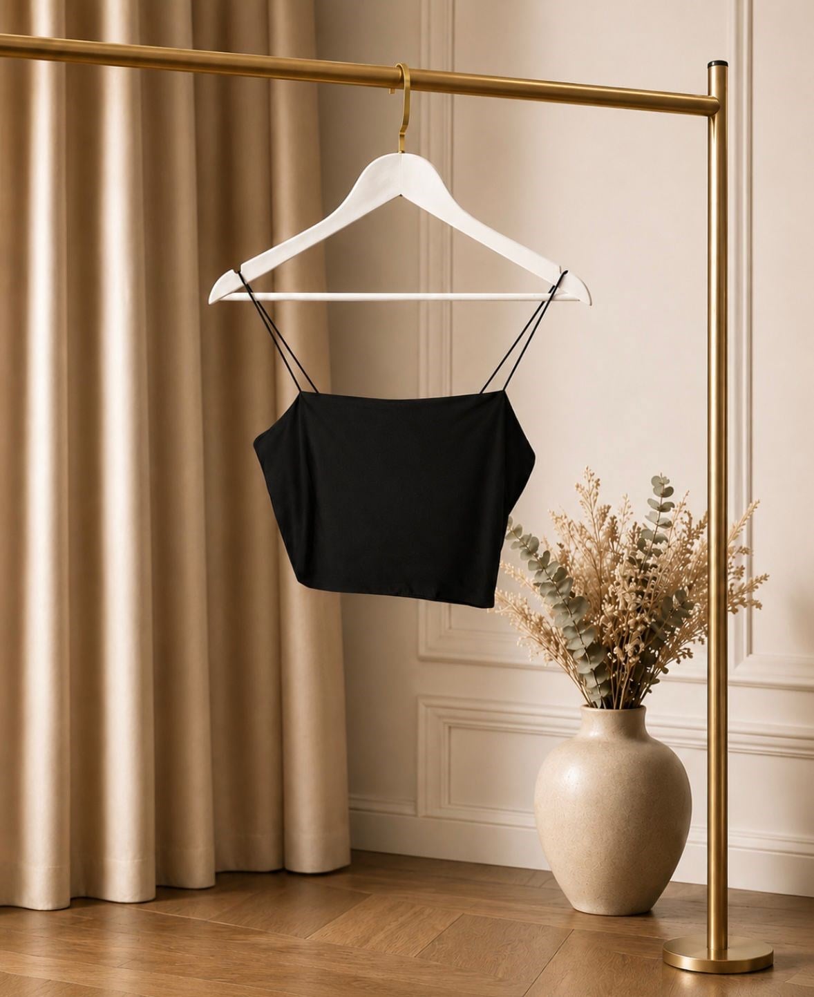 İp Askılı Basic Crop Atlet