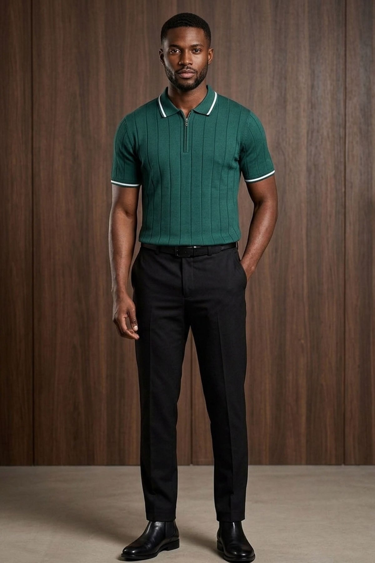 Erkek Polo Yaka Triko T-shirt