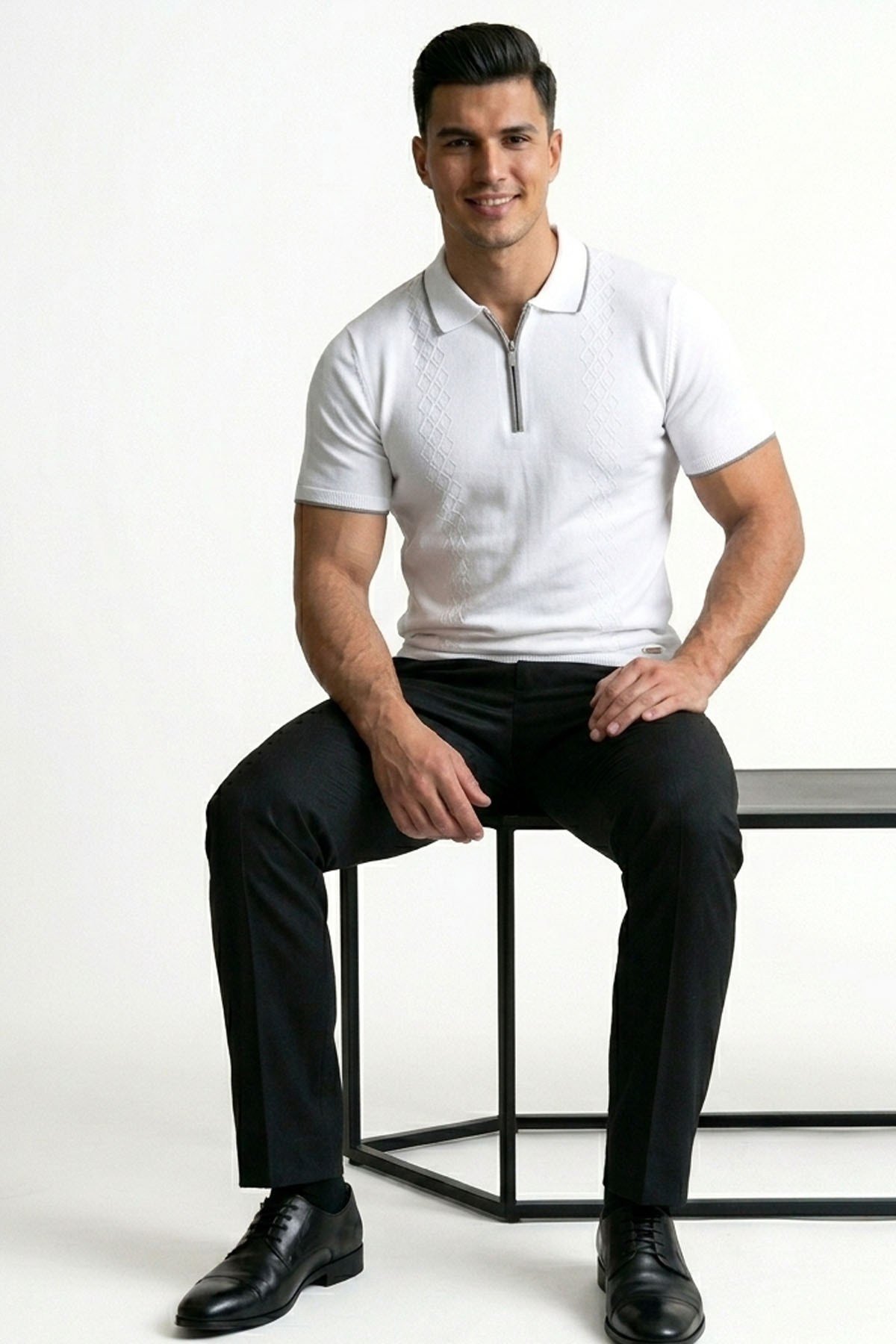 Erkek Polo Yaka Triko T-shirt