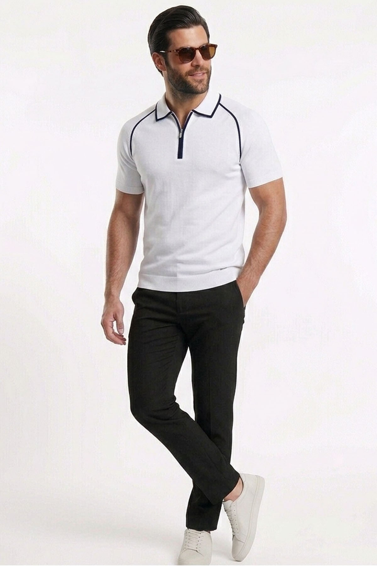 Erkek Polo Yaka Triko T-Shirt