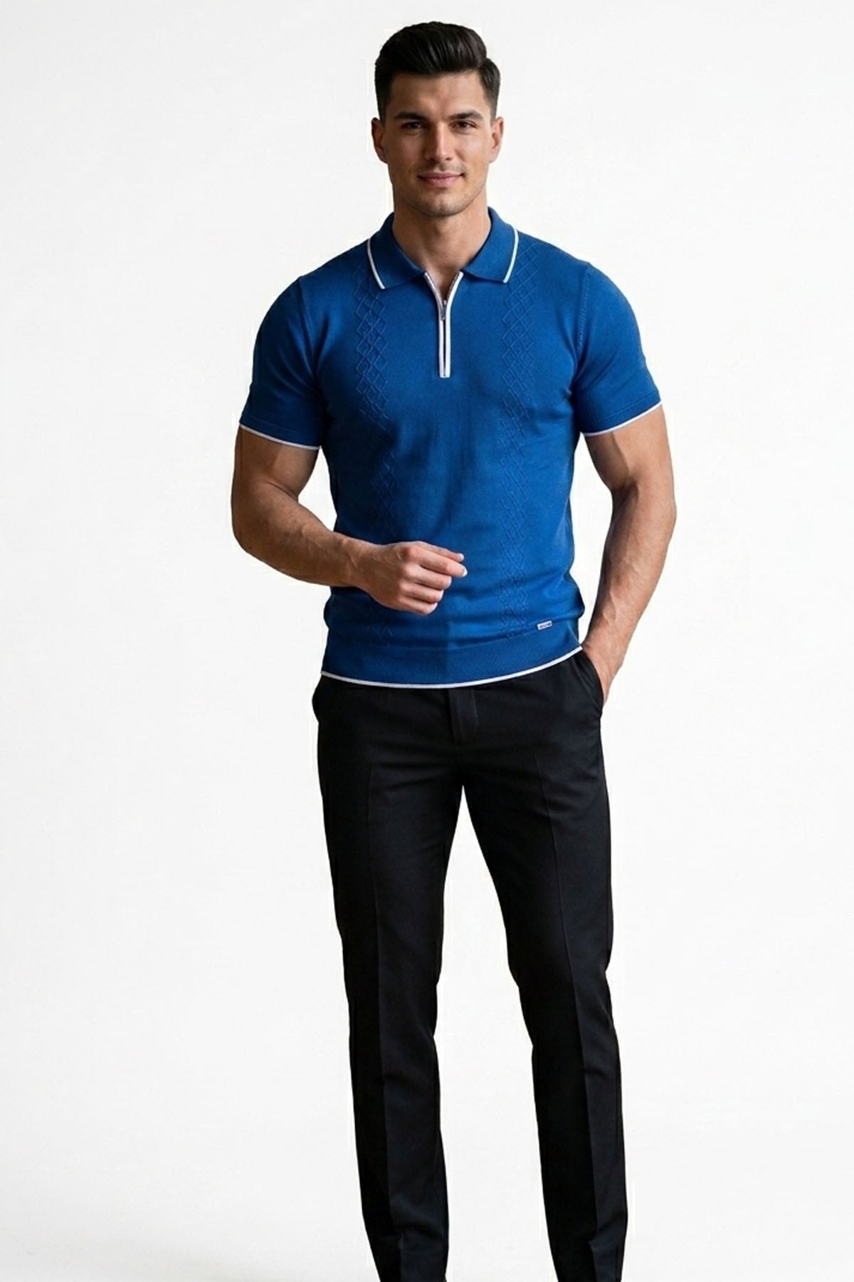 Erkek Polo Yaka Triko T-shirt