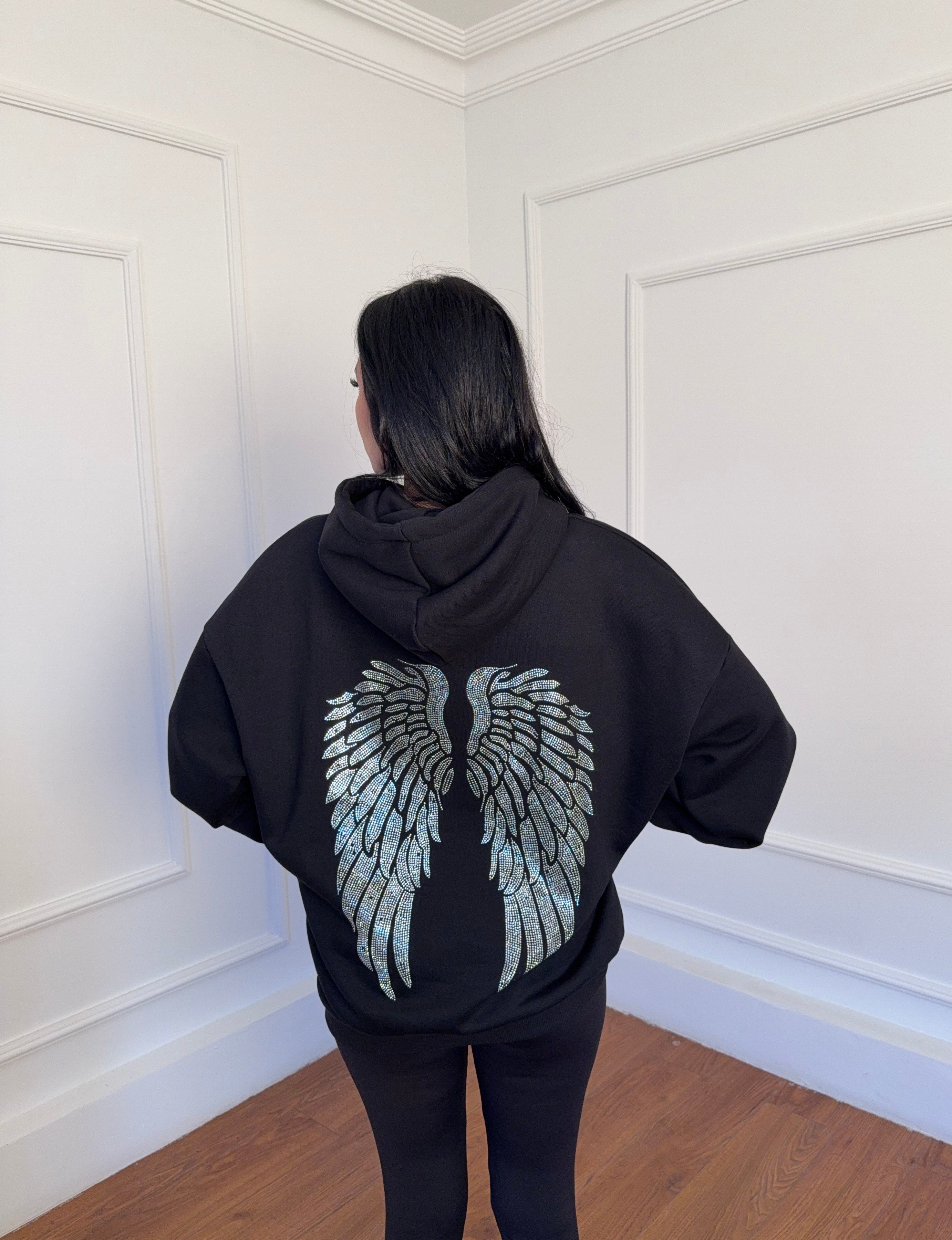 Arkası Taşlı Sweatshirt 