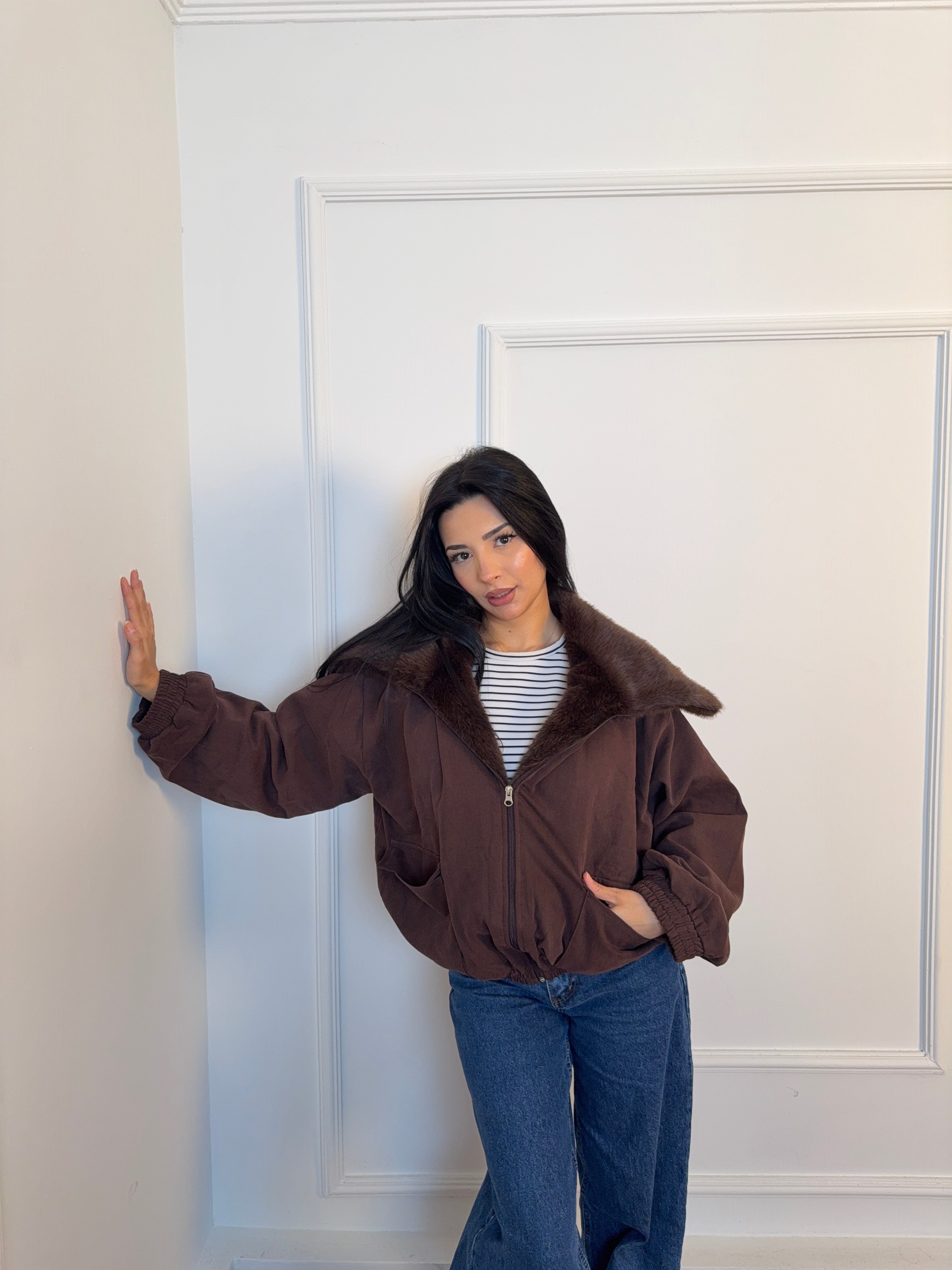 Gabardin ceket