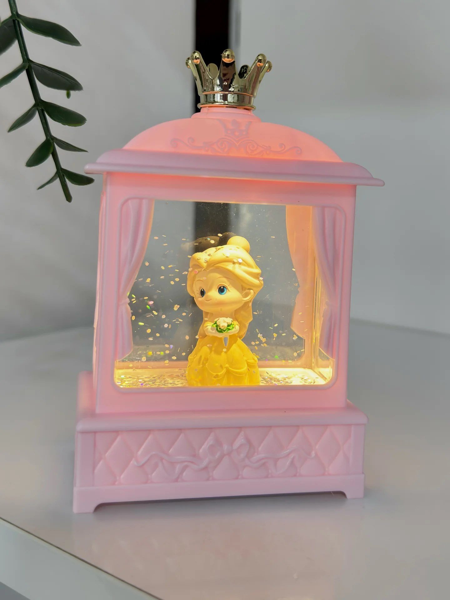 Pembe Prenses Müzikli Kar Küresi