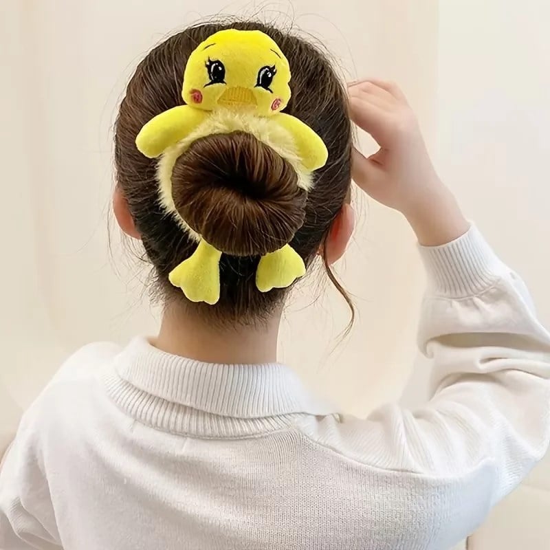 Peluş Topuz Tokası