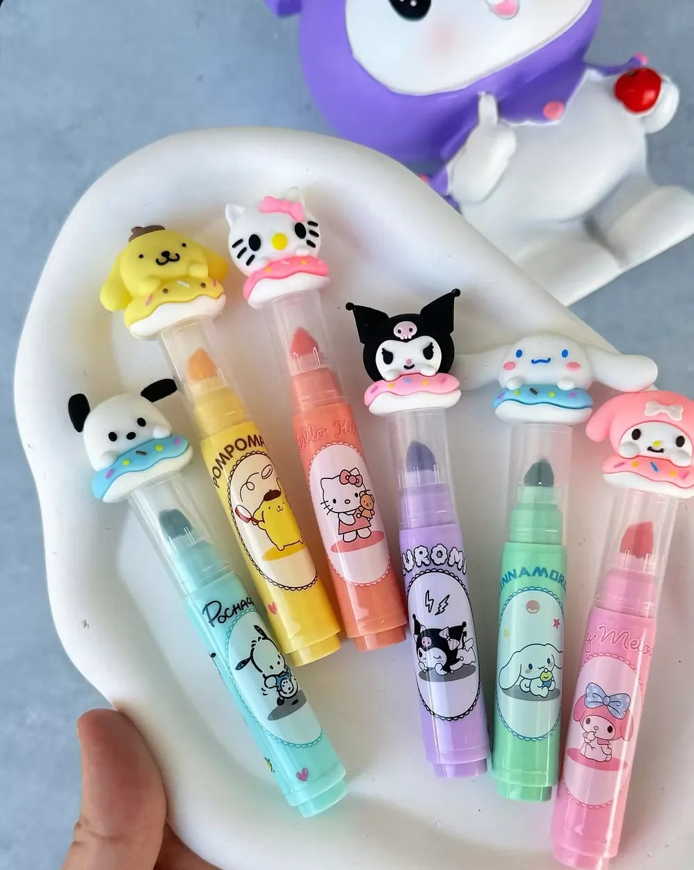 Hello Kitty & Kuromi Fosforlu Kalem
