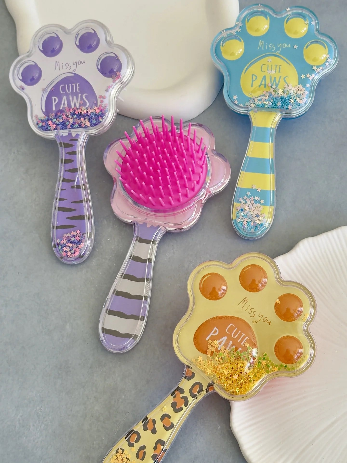 Patili Şeffaf Tarak