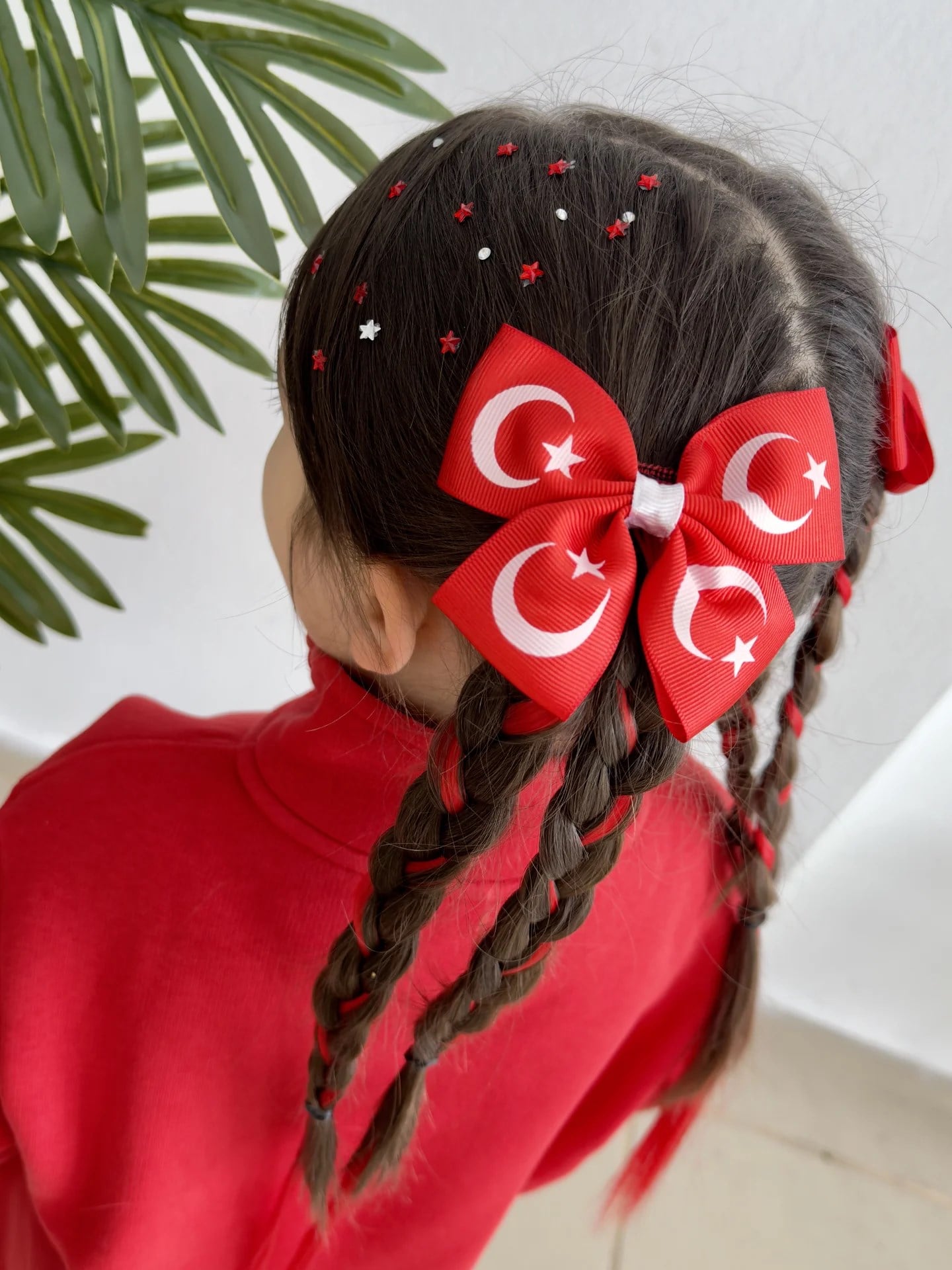 Kırmızı Bayrak Kurdele Klips