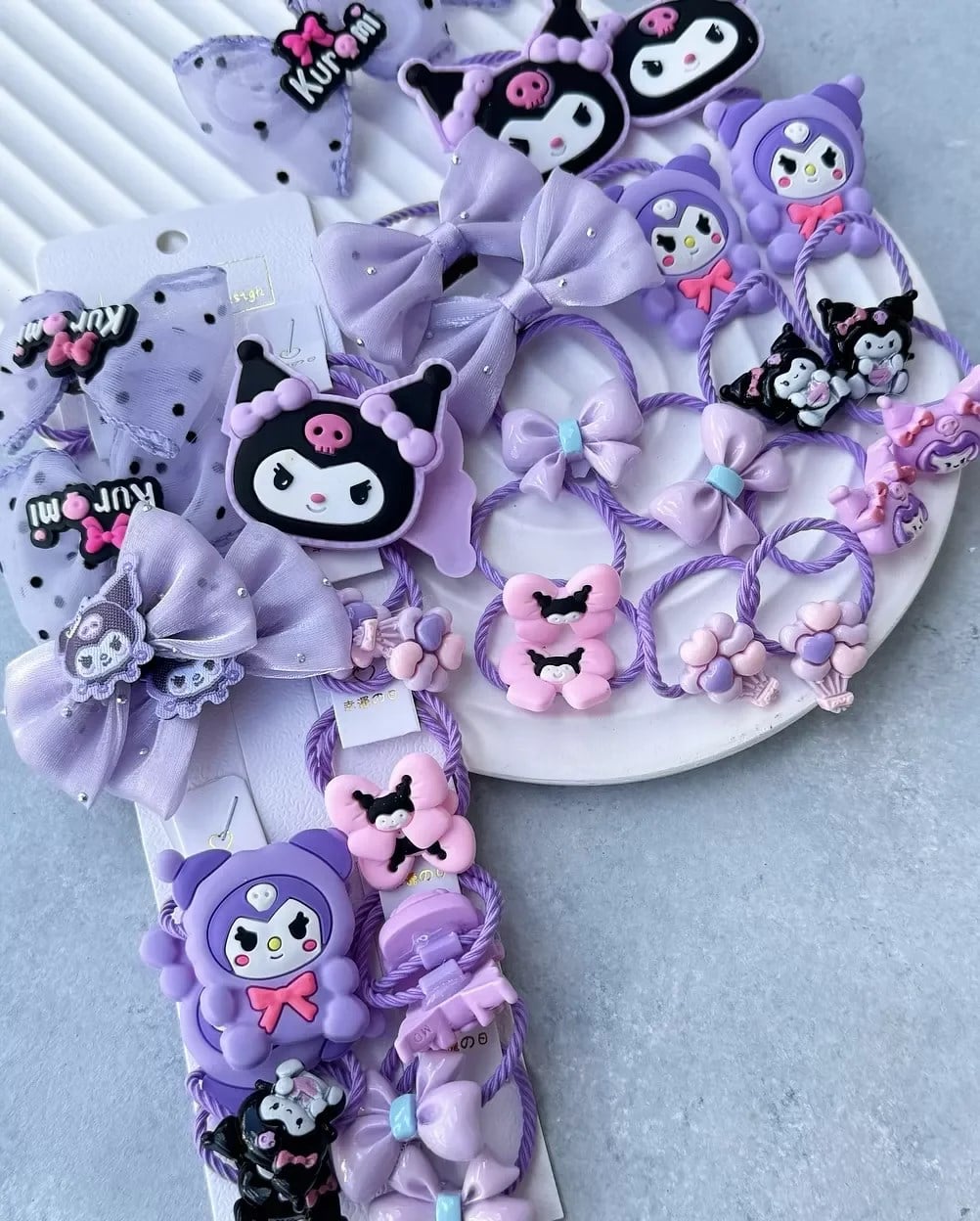 9 çift Kuromi  Lastik Toka