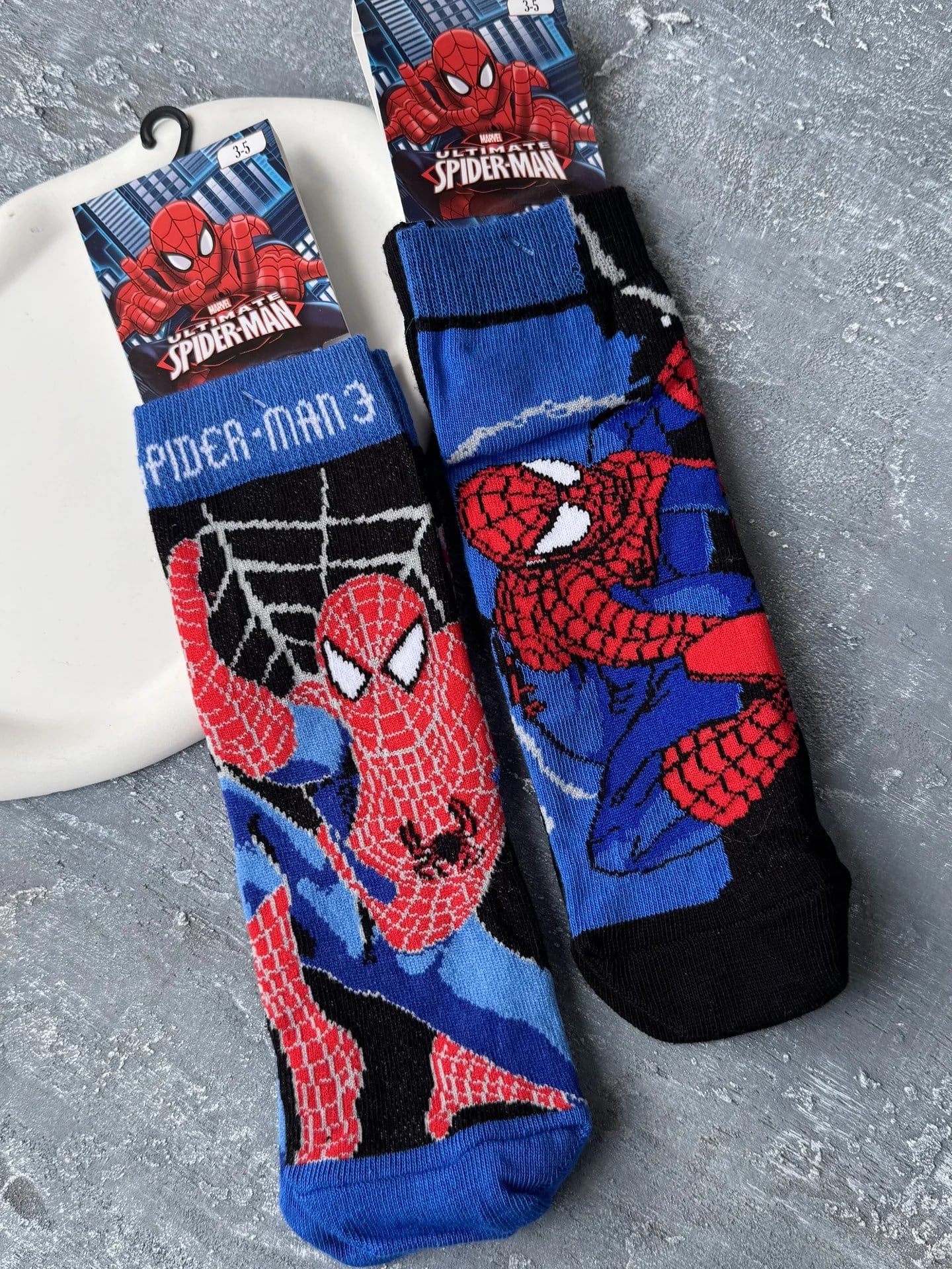 3-5 yaş Spiderman Çorap