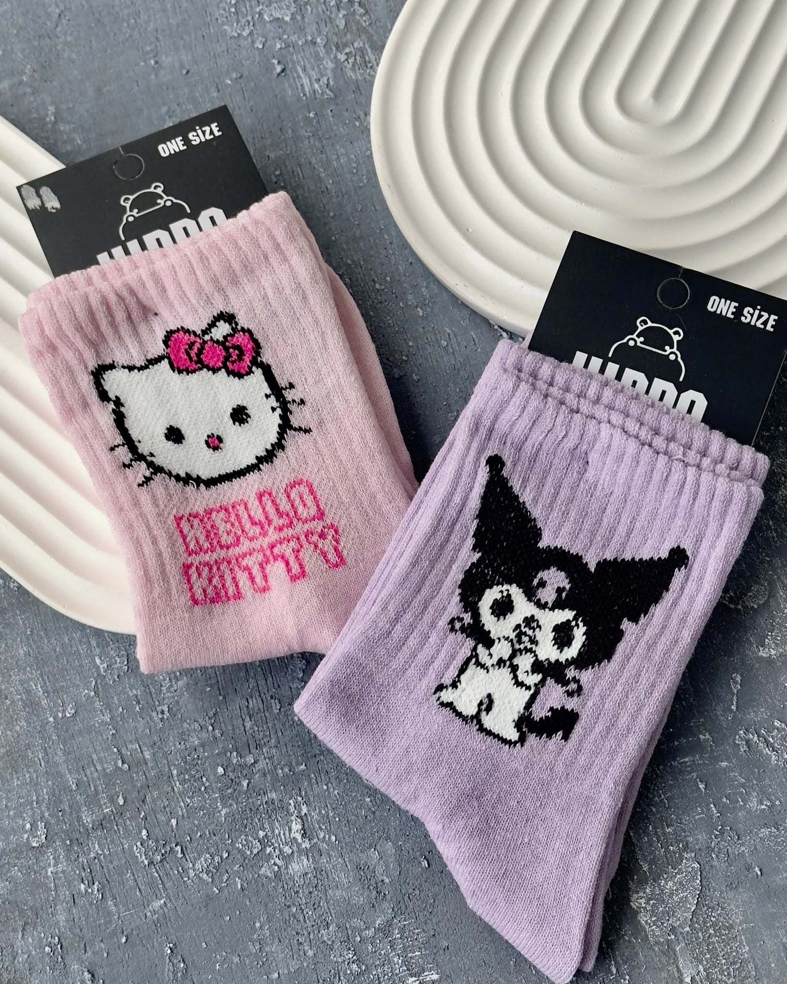 Kuromi & Hello Kitty Çorap