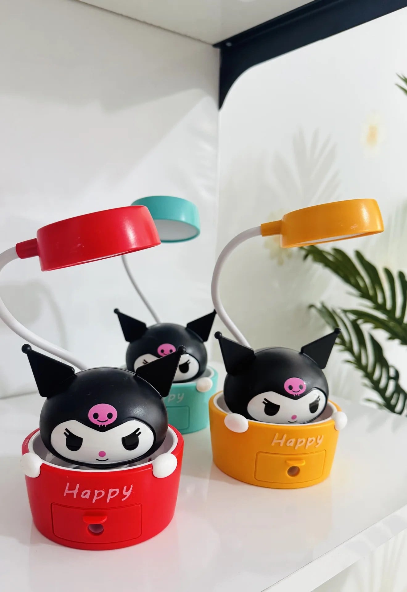 Kuromi Sarjlı  Masa Lambası & Kalemtarş 
