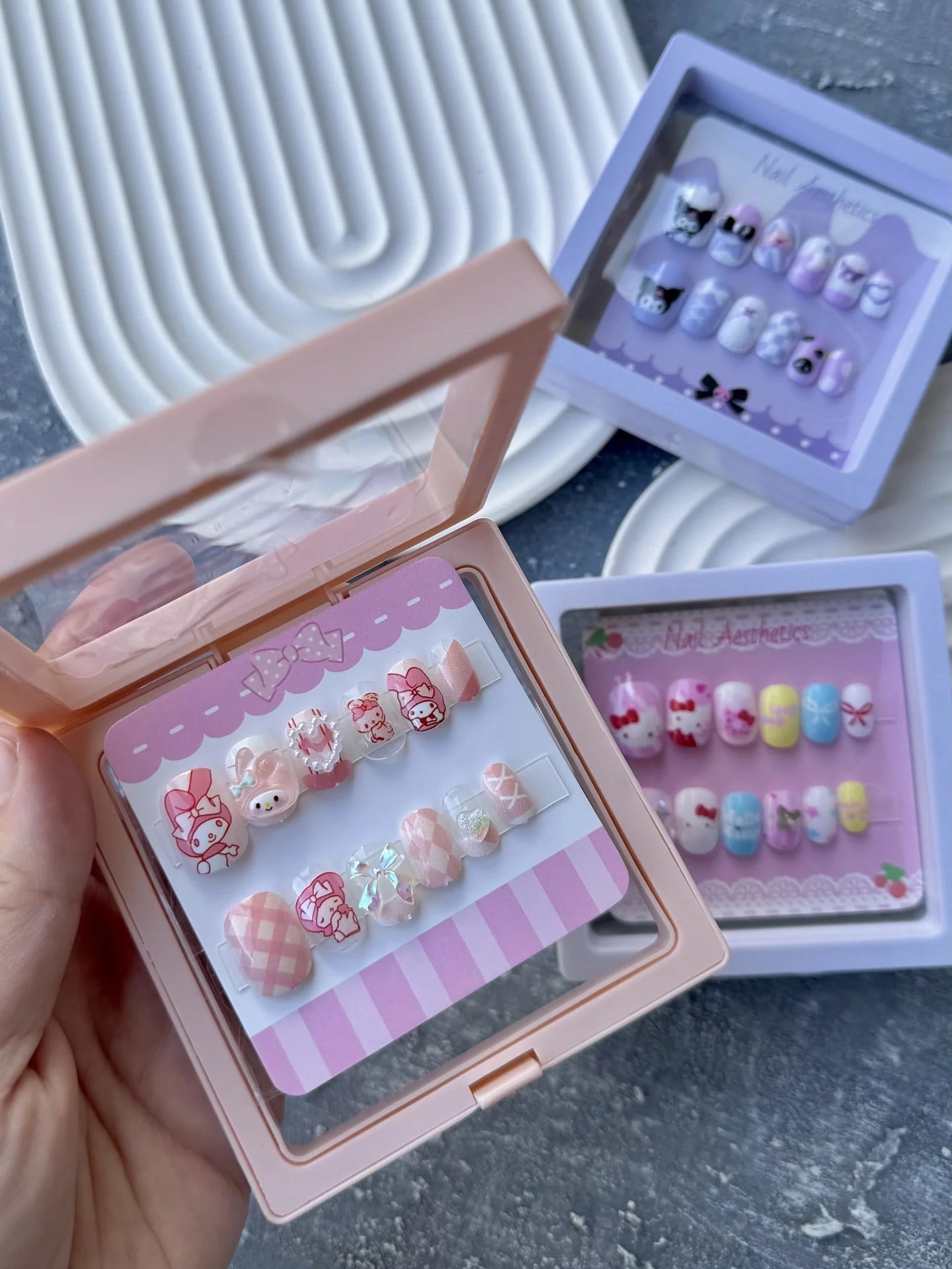 3 Boyutlu Kuromi My Melody Yapışkanlı Tırnak