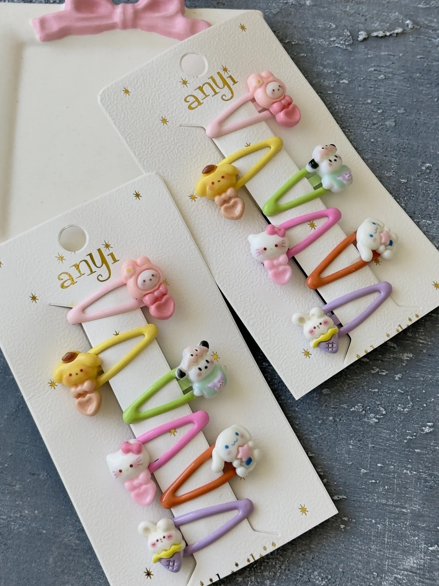 Kuromi mini çıtçıt set