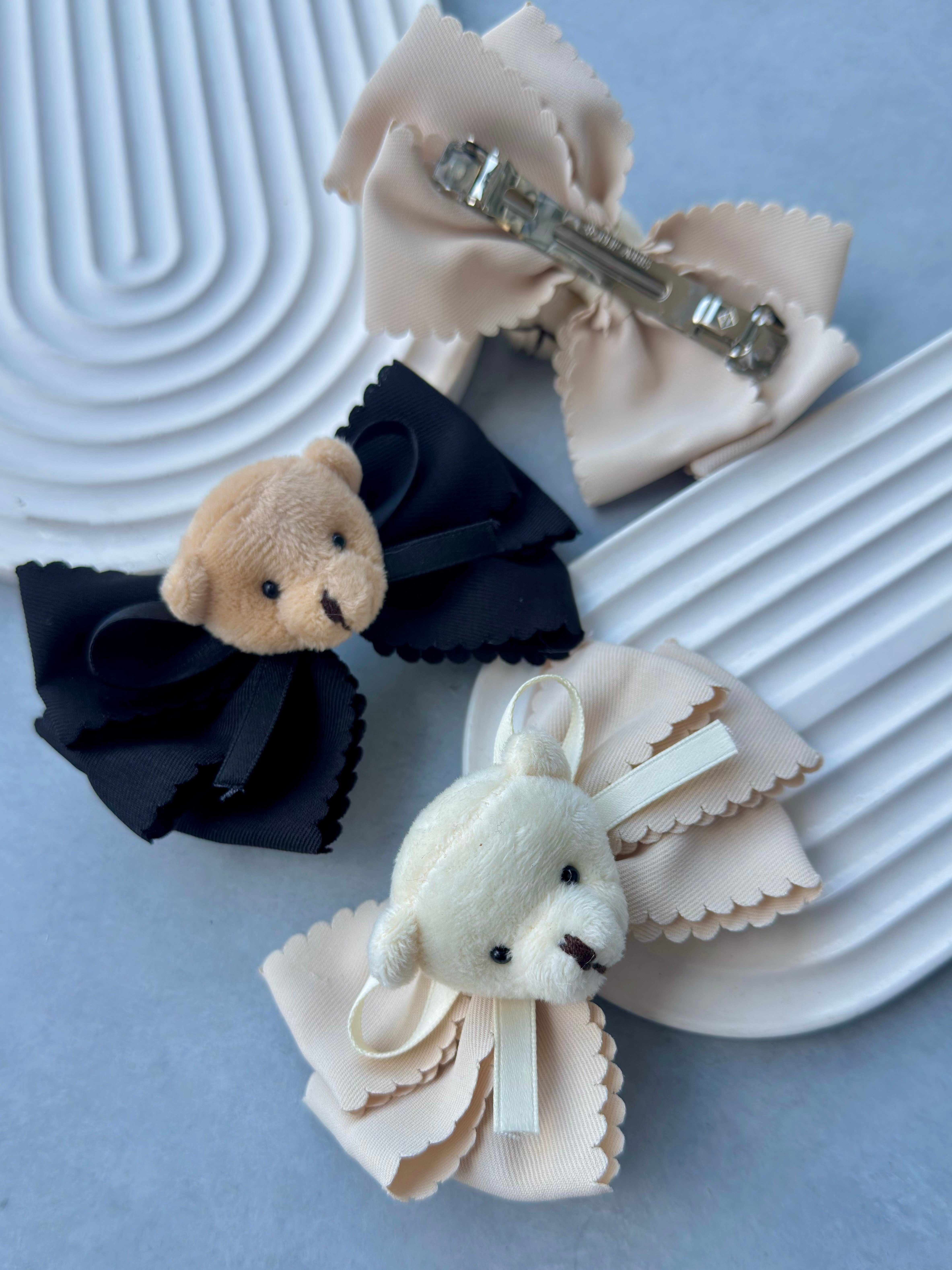 Teddy Detaylı Kurdele Otomatik Toka