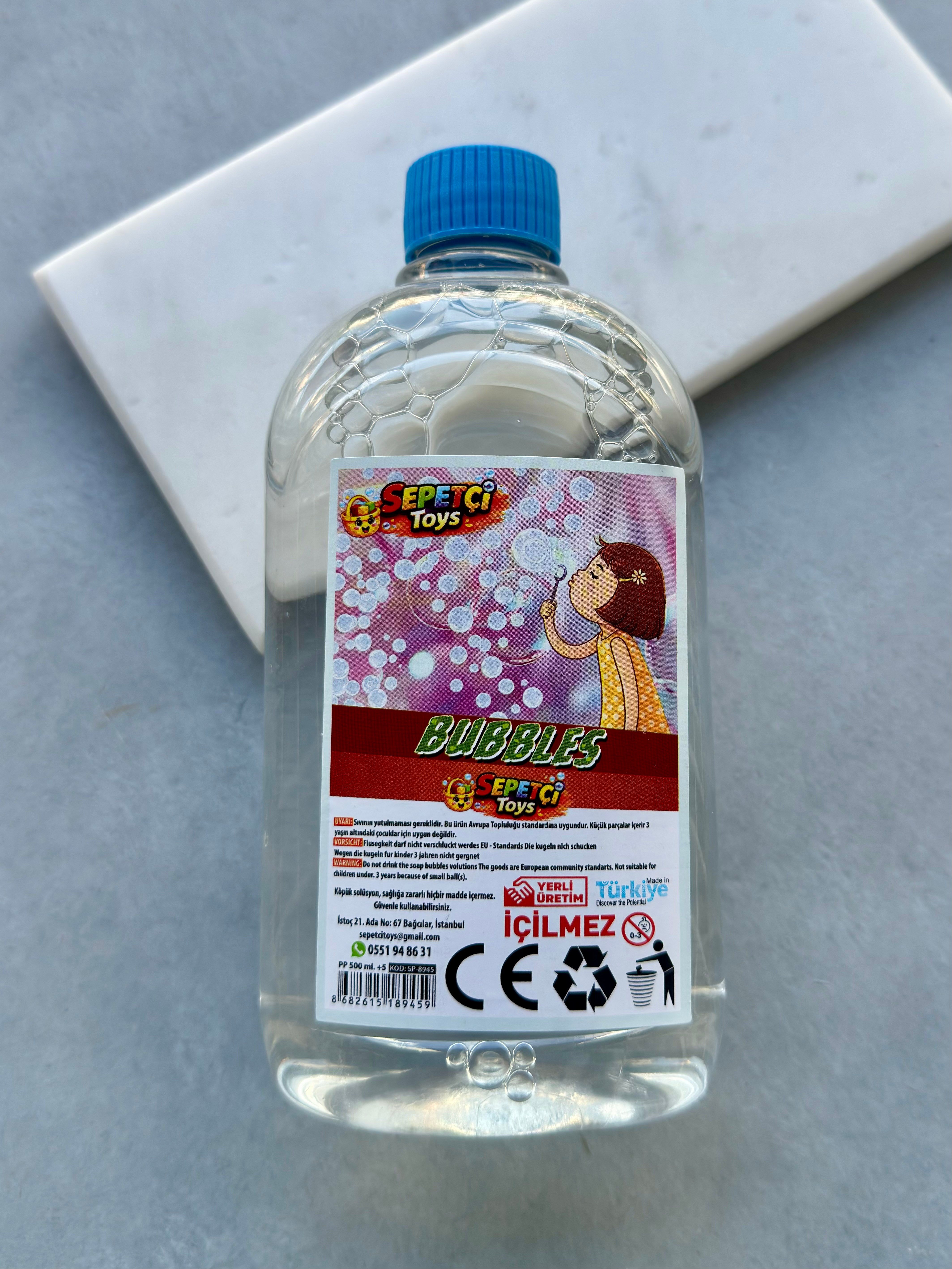 Üflemeli Köpük Baloncuk Suyu 500 Ml