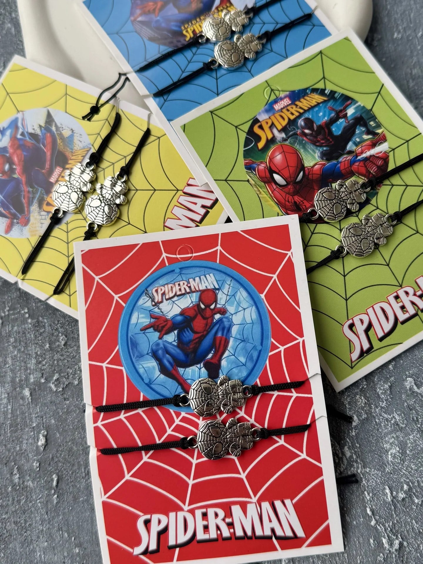 Spiderman Best Friends İkili Ayarlanabilir Kanka Bileklik