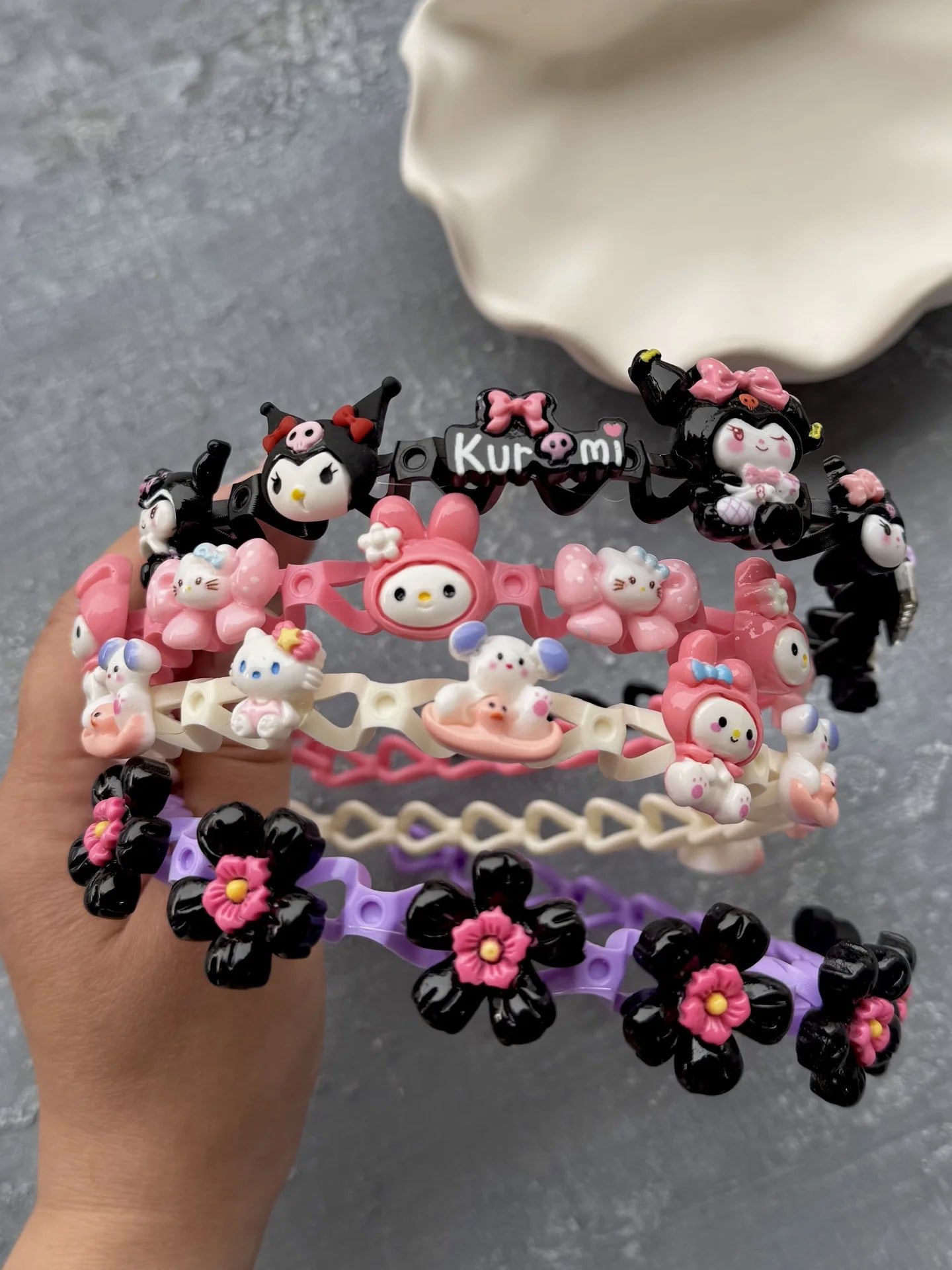 Kuromi Tam Esnek Taç