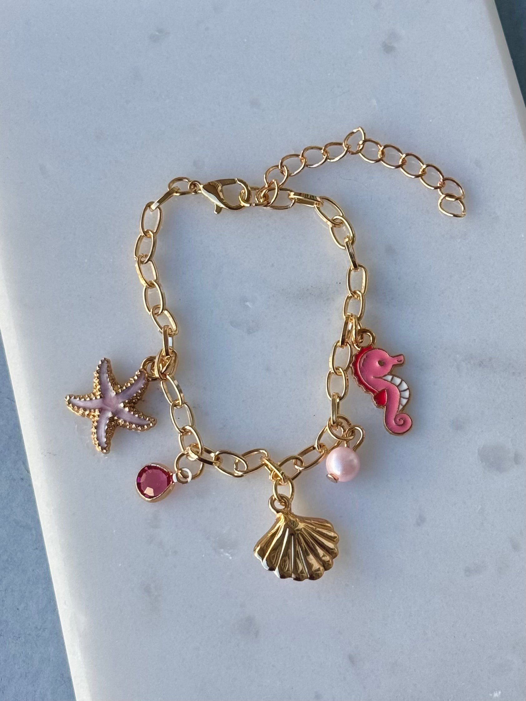 Sallantılı Deniz Temalı Charm Bileklik