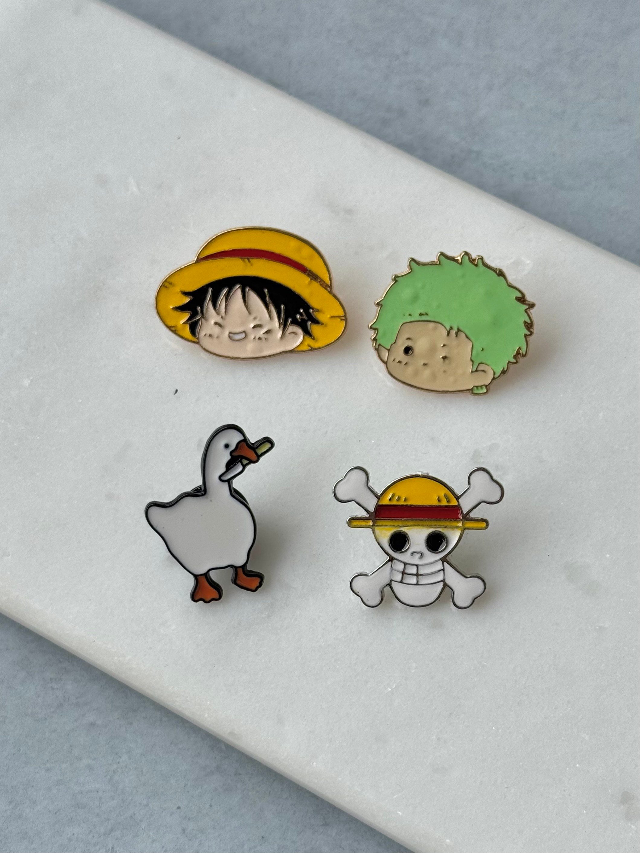 One Piece Temalı 4'Lü Rozet Seti