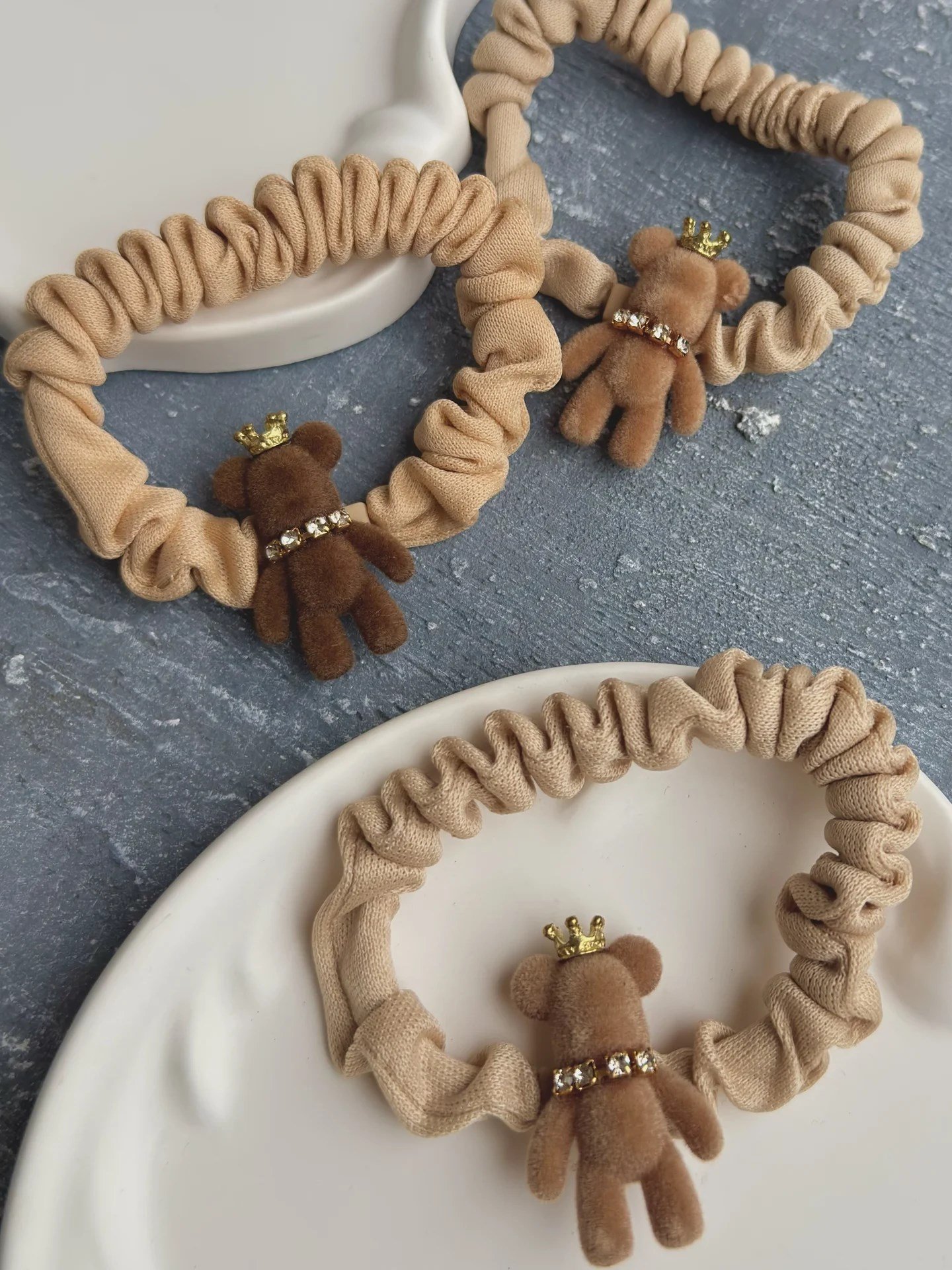 Taş Detaylı Princess Teddy Lastik