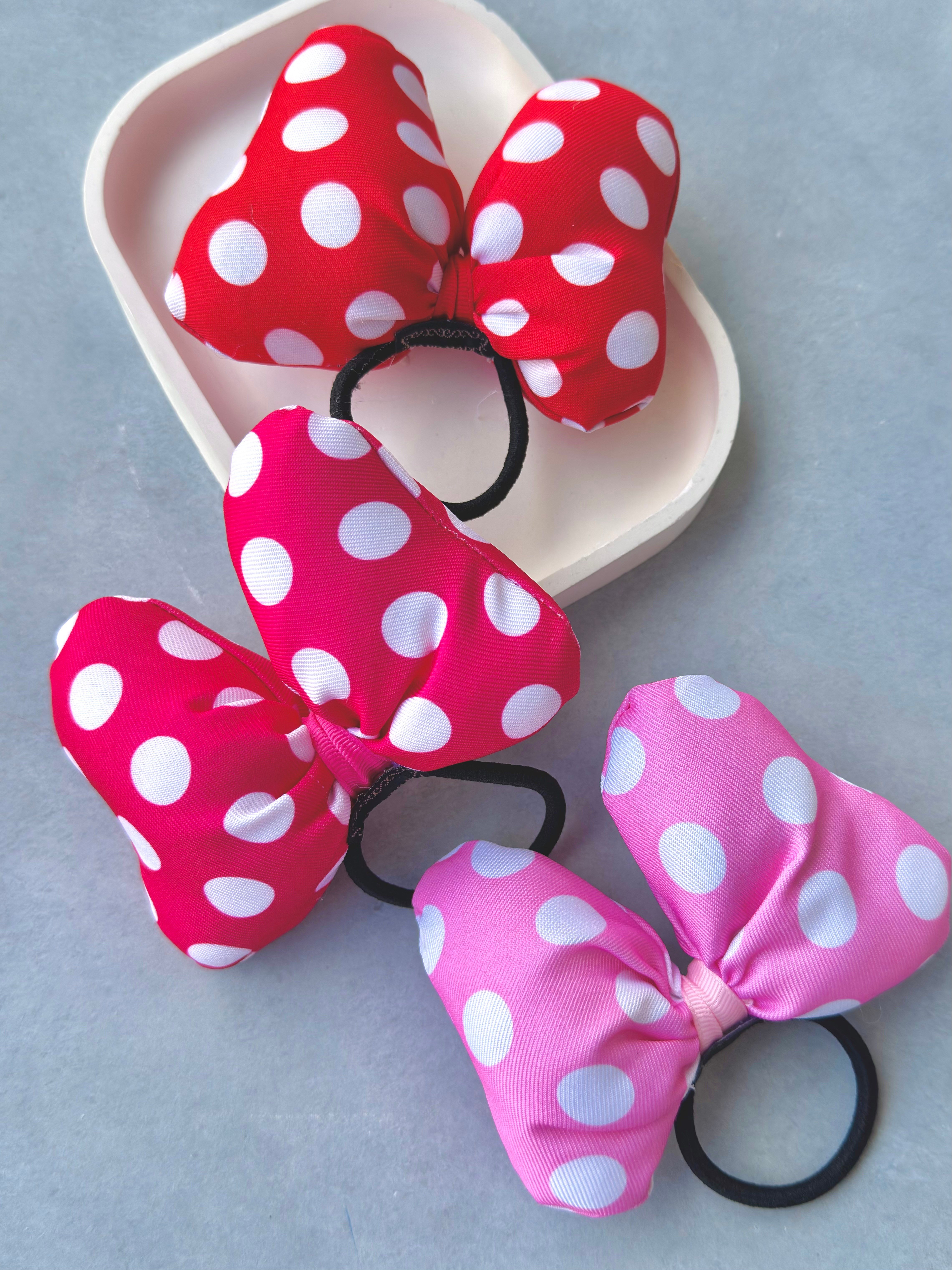 Dev Boy Puantiyeli Minnie Lastik