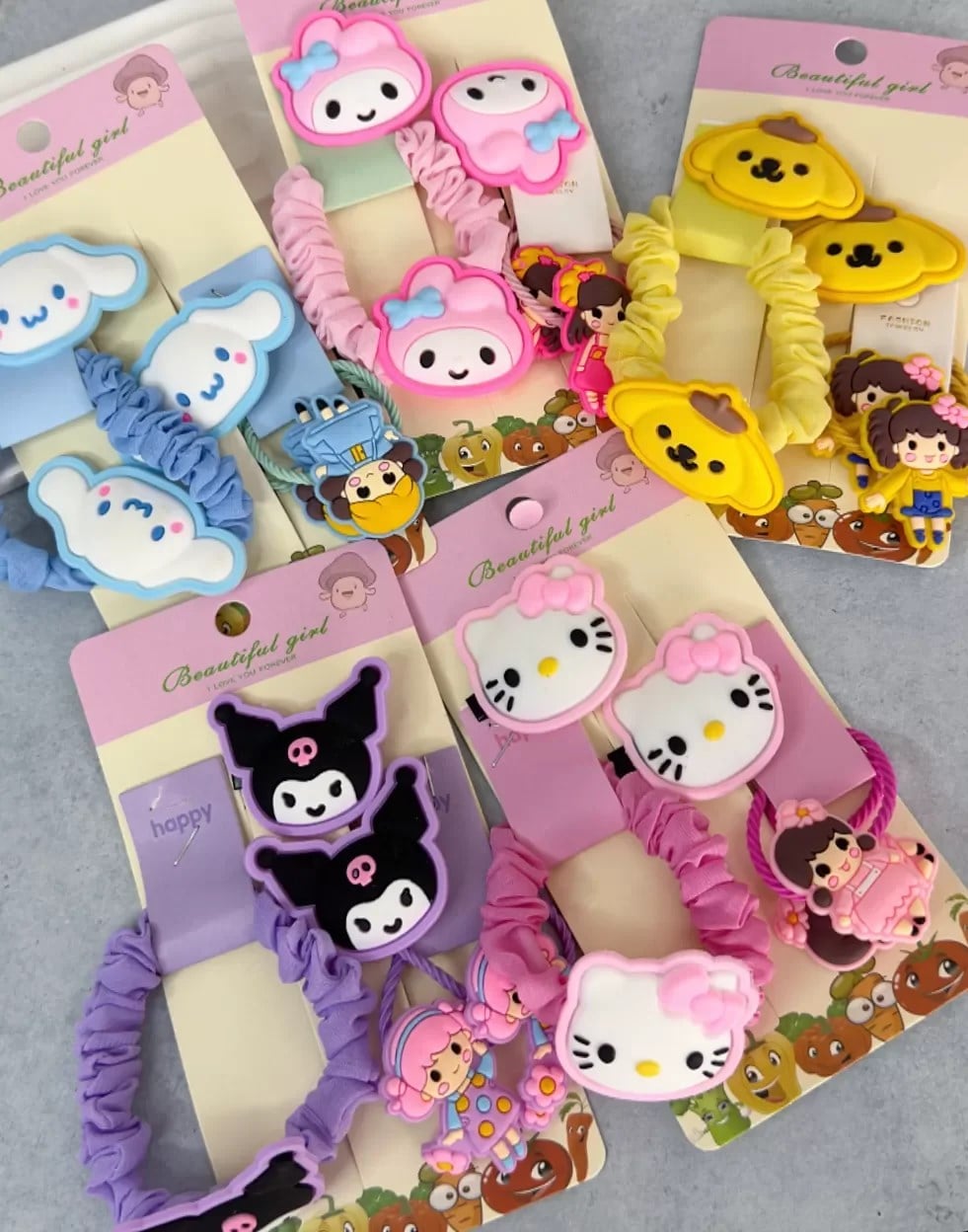 Kuromi&Hello Kitty Toka Seti