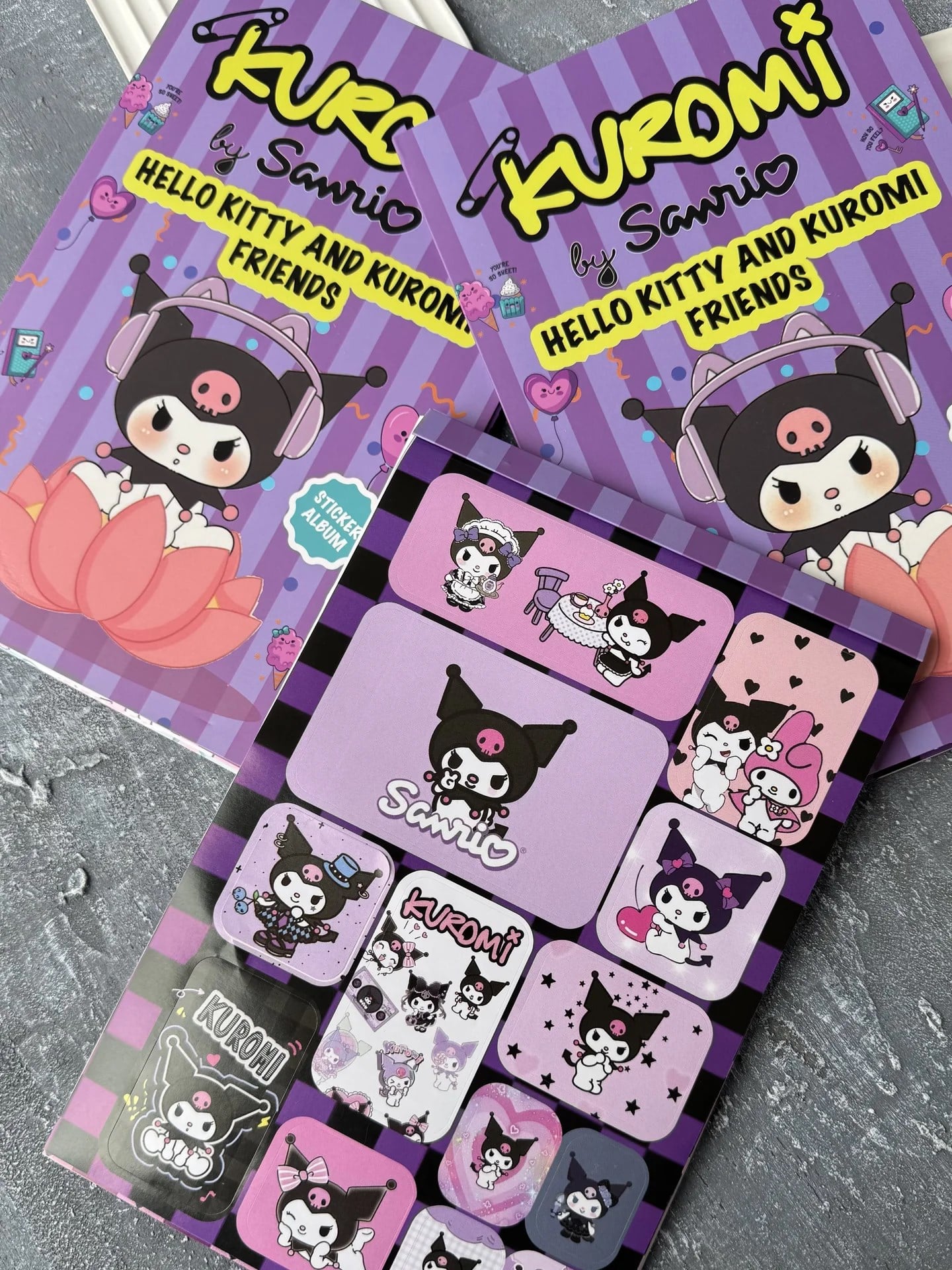 200’lü Kuromi ve Arkadaşları Sticker Albümü