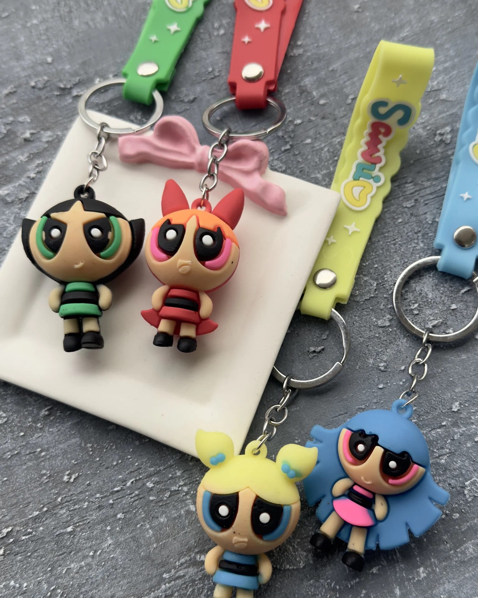 Power Puff Anahtarlık & Çanta Aksesuarı
