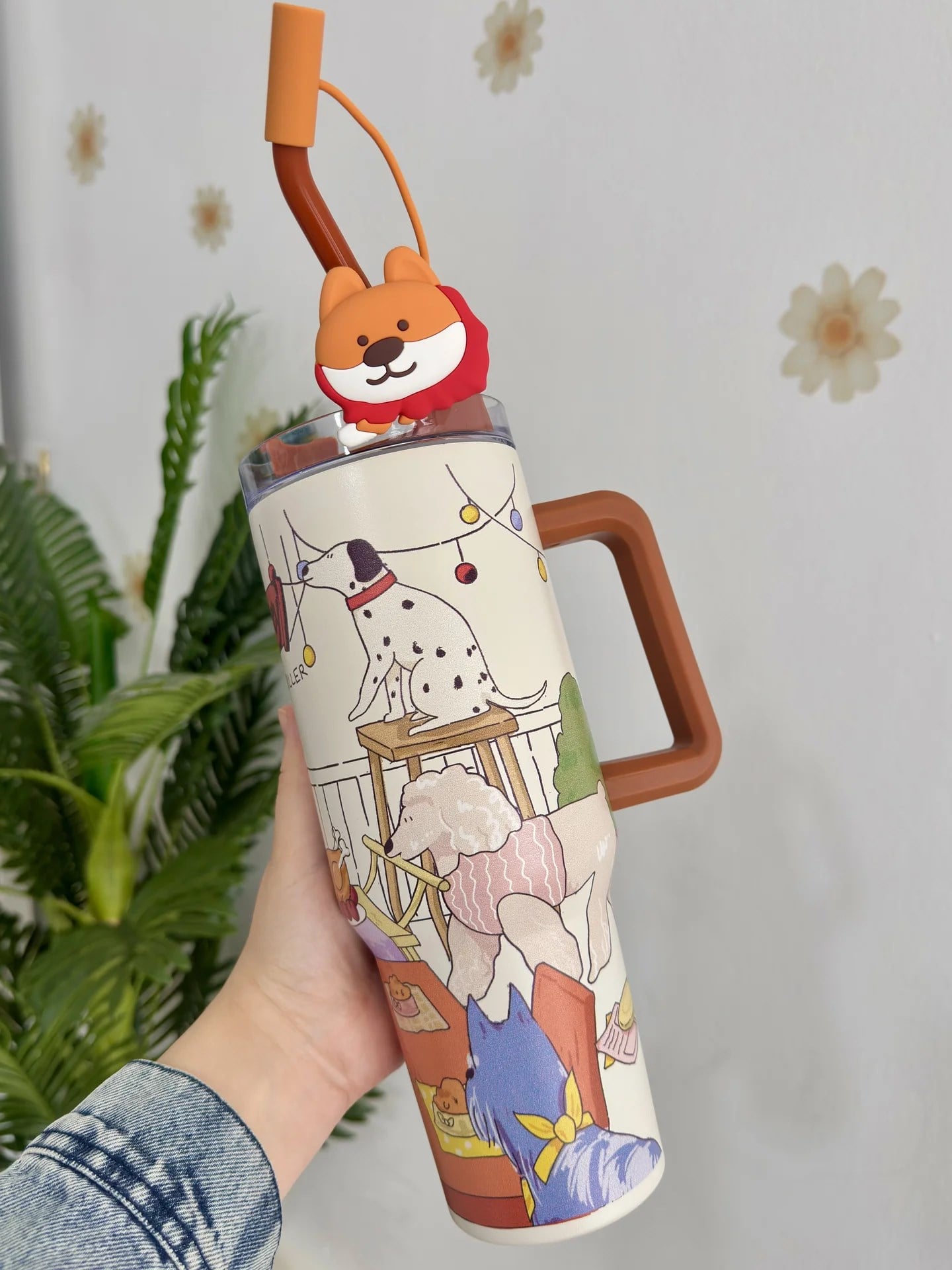 Diller Sevimli Hayvanlar Kahve Kupası & Bardak Termos 1200 Ml