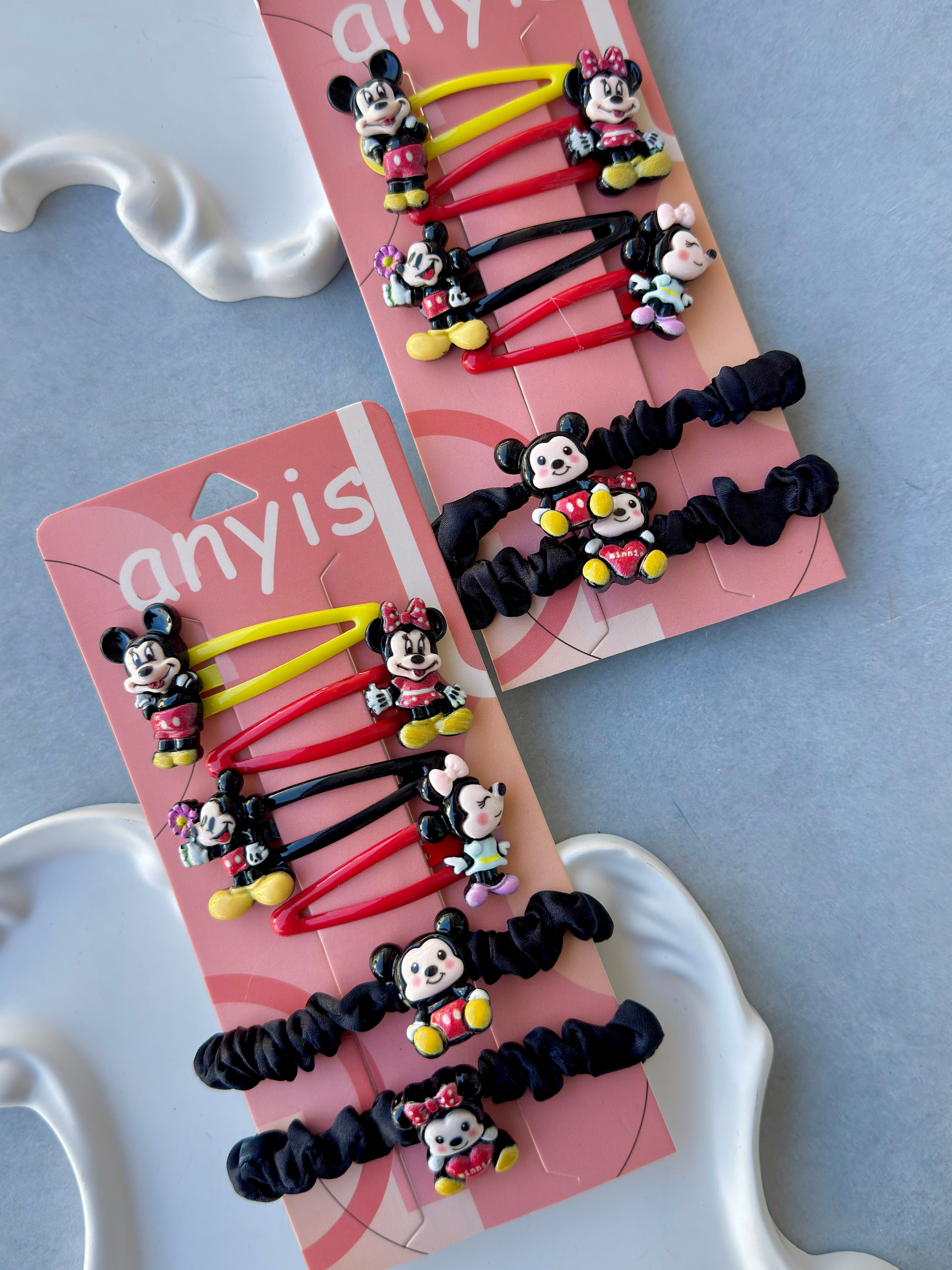 Minnie 6'lı Lastik Çıtçıt Toka