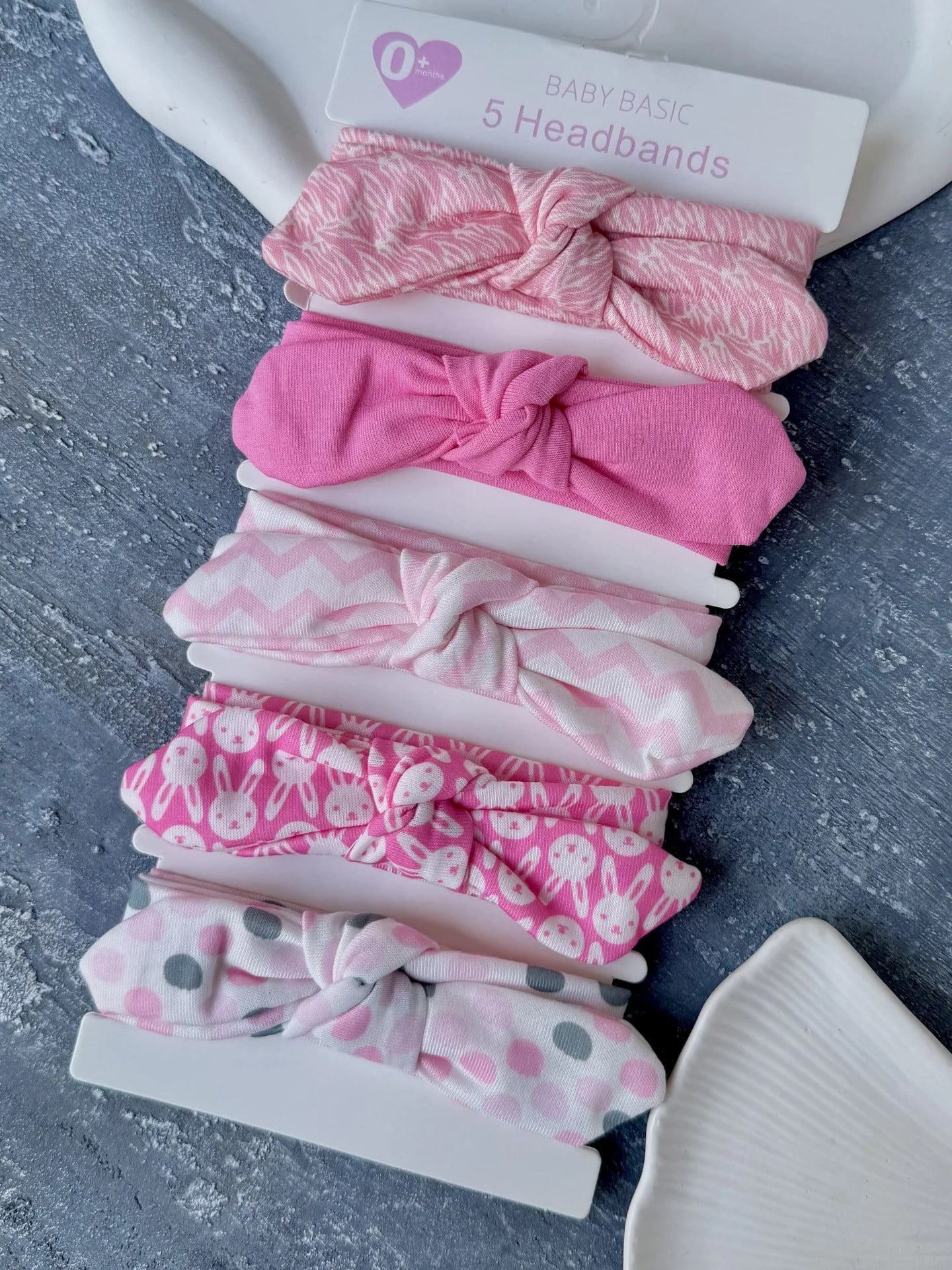 Ortası Düğüm Modelli Tavşan Bebek Bandana