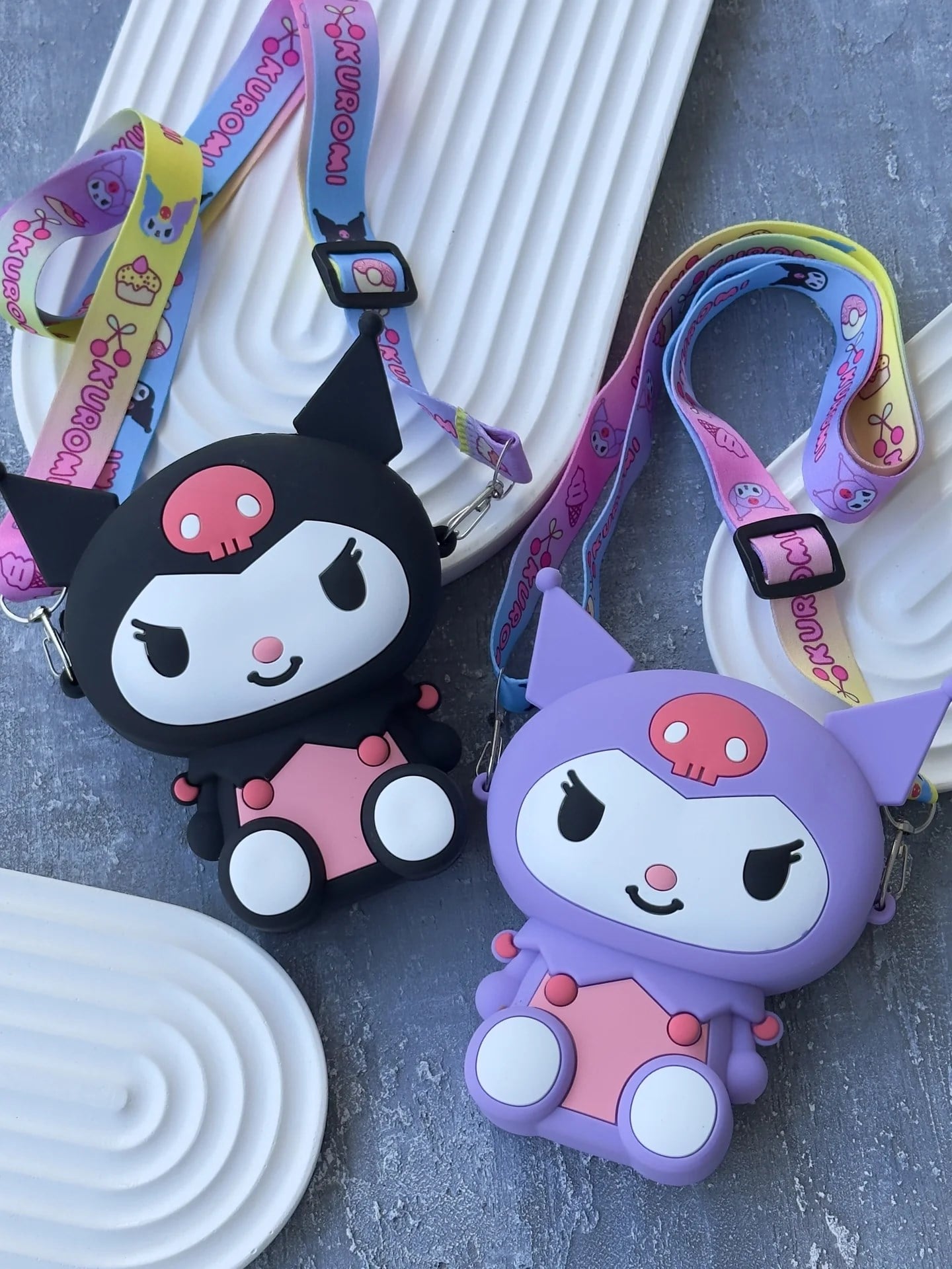 Kuromi Silikon Askılı Çanta