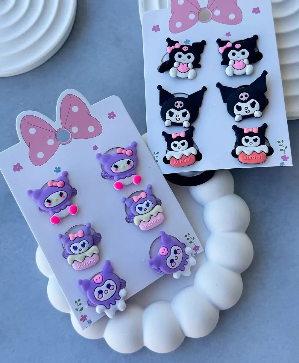  6’lı Kuromi Lastik Seti