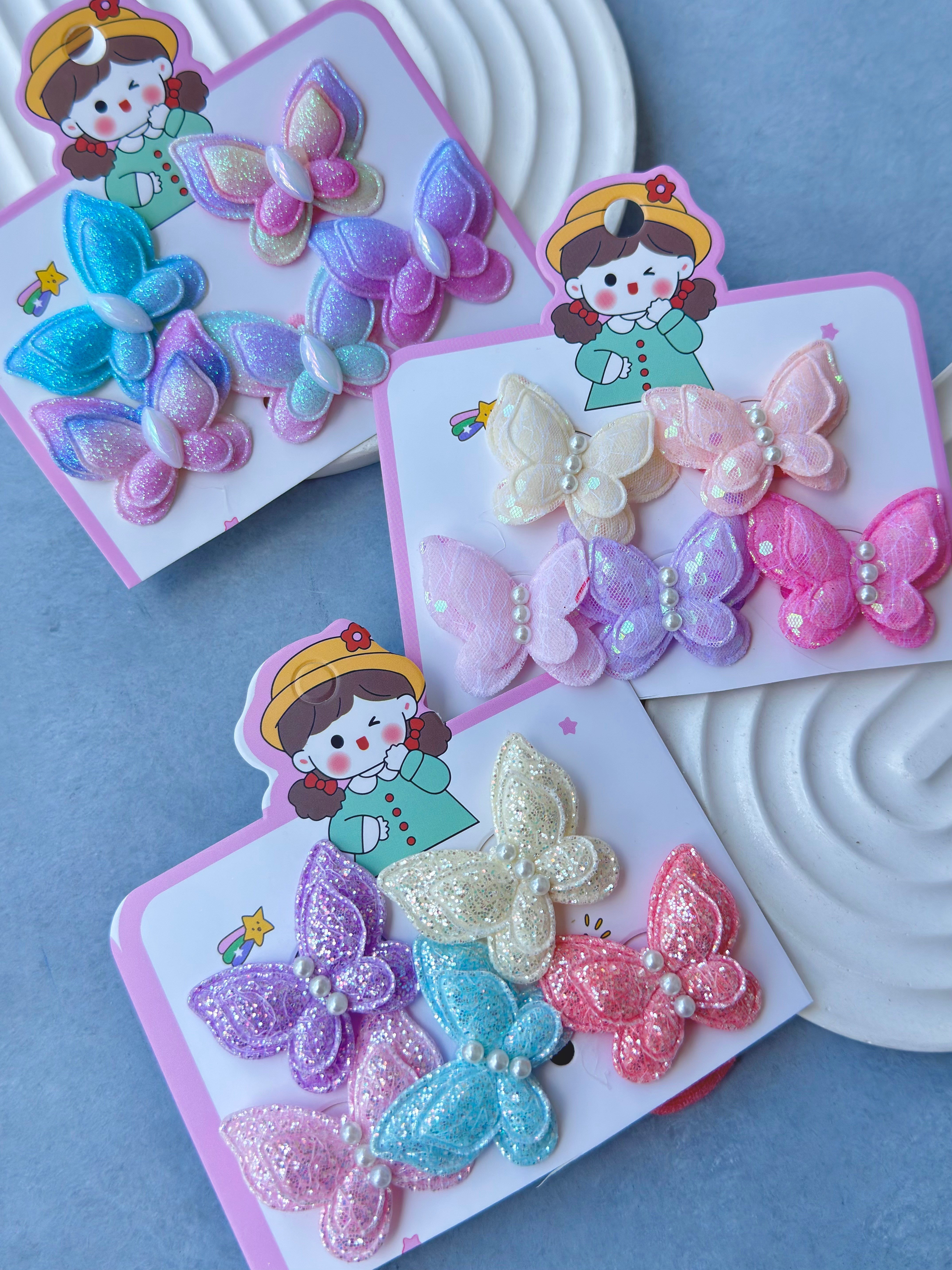 Sim Ve Pul Detaylı Kelebek Lastik Set 5'li