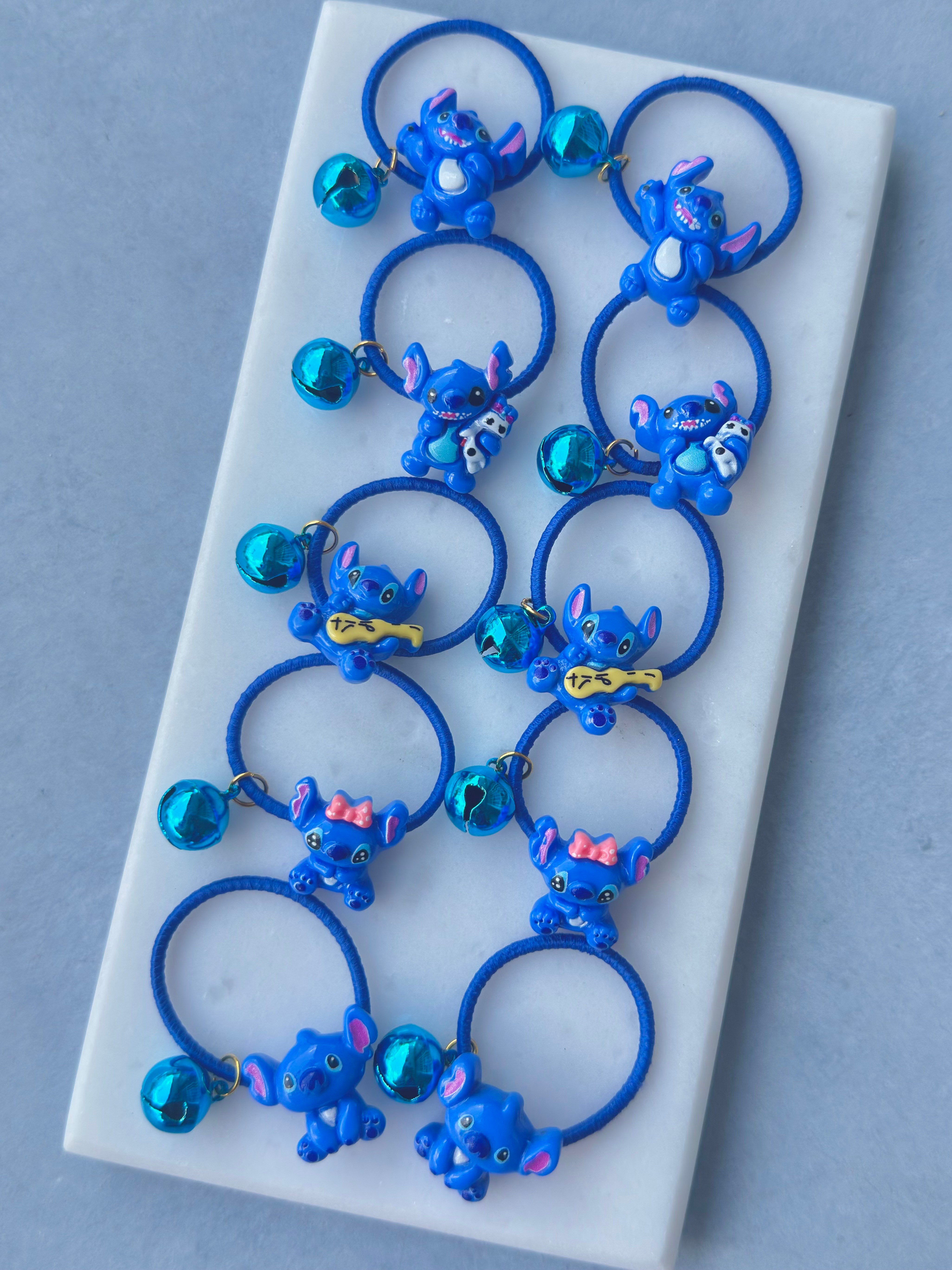 Zil Sallantılı Stitch Lastik